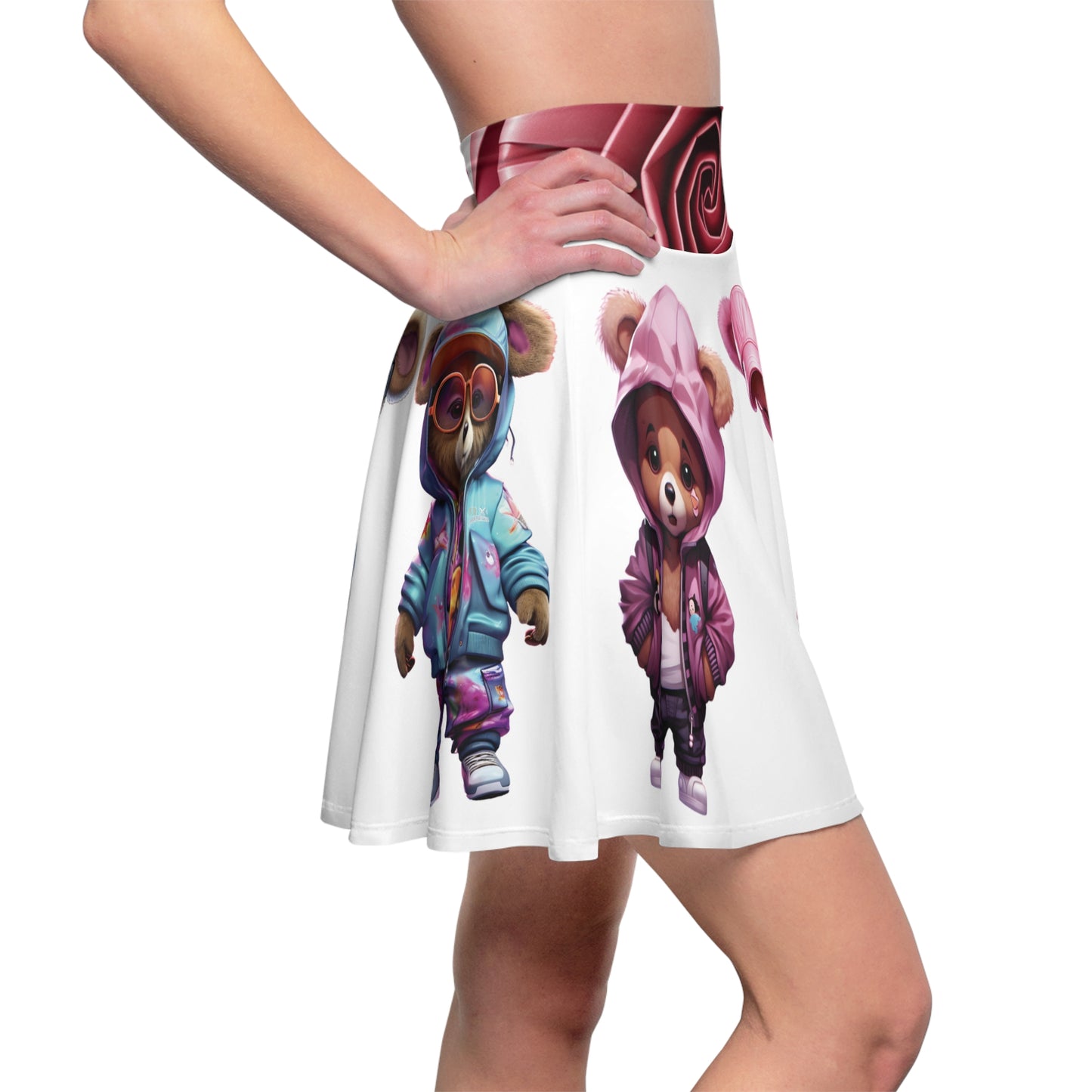 Copy of Vibrant Butterfly Skater Skirt, Colorful AOP Fashion, Women’s Spring Wear, Boho Style Skirt, Perfect for Festivals, Casual Outfits