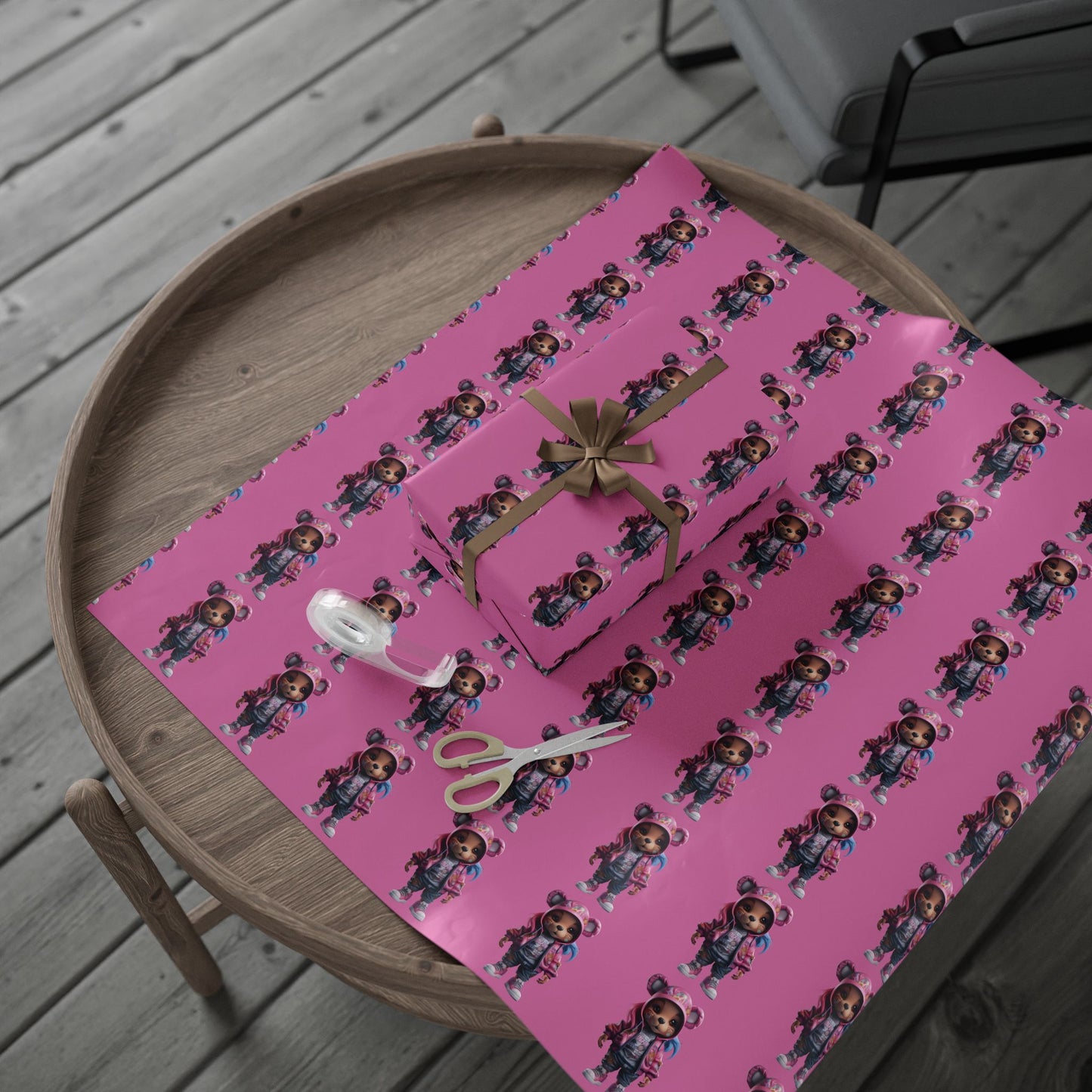 Vibrant Gift Wrap, Funky Wrapping Paper for Birthdays, Holidays, Parties, Unique Gift Presentation, Decorative Paper Rolls