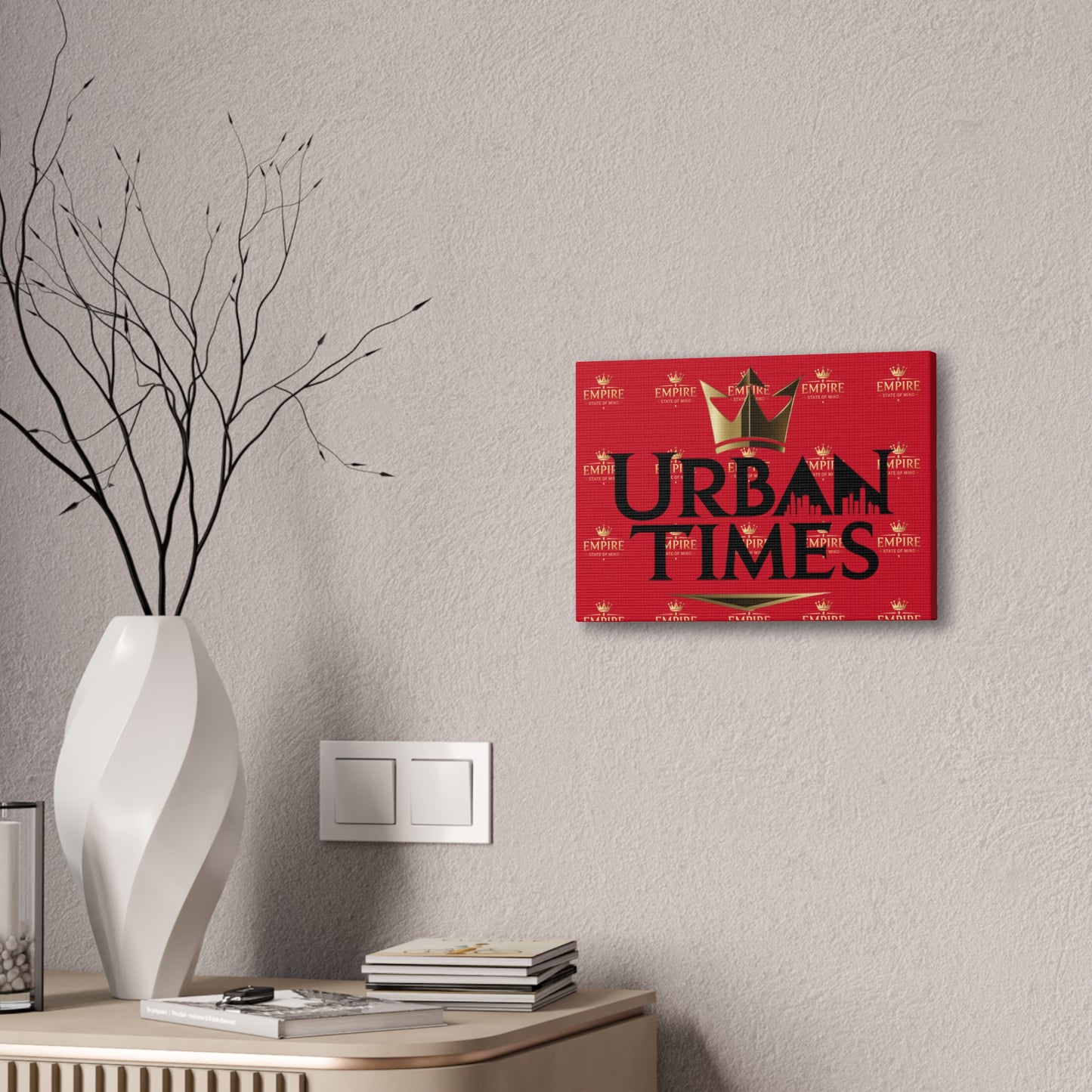 Urban Times Canvas Art - Modern Wall Decor, Home Decoration, Gift for Urbanites, Unique Artwork for Living Room