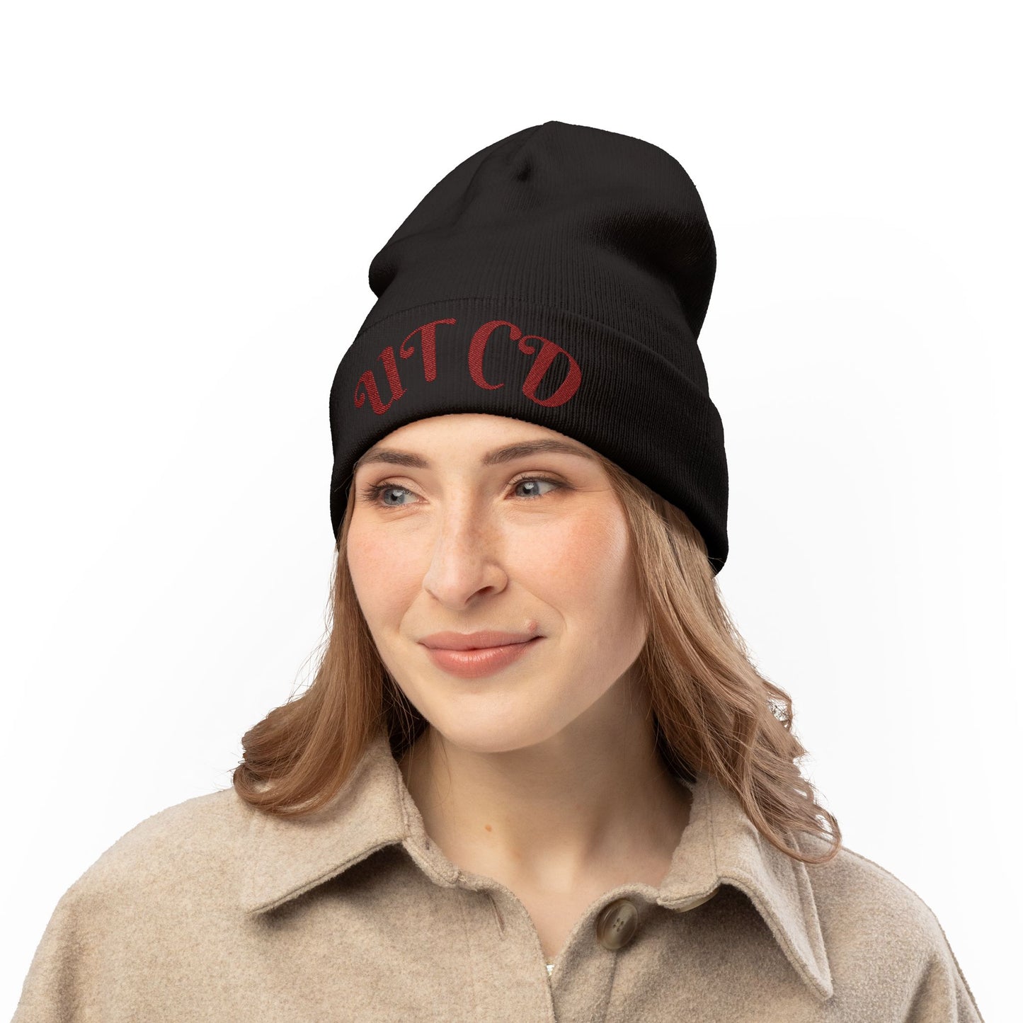 Copy of Embroidered Knit Beanie, Stylish Winter Hat, Gift for Him or Her, Beanie, Cozy Beanie for Cold Weather