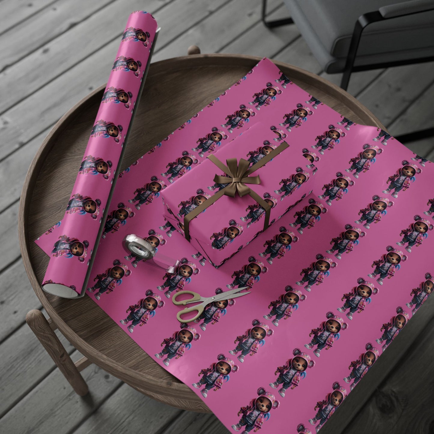 Vibrant Gift Wrap, Funky Wrapping Paper for Birthdays, Holidays, Parties, Unique Gift Presentation, Decorative Paper Rolls