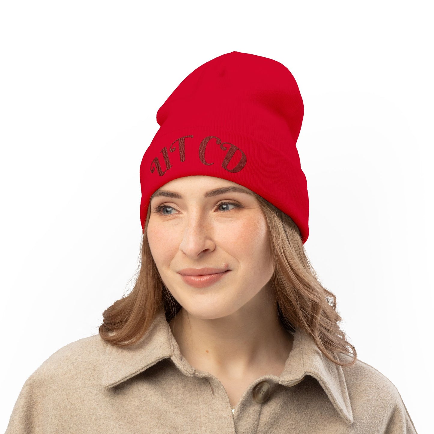 Copy of Embroidered Knit Beanie, Stylish Winter Hat, Gift for Him or Her, Beanie, Cozy Beanie for Cold Weather