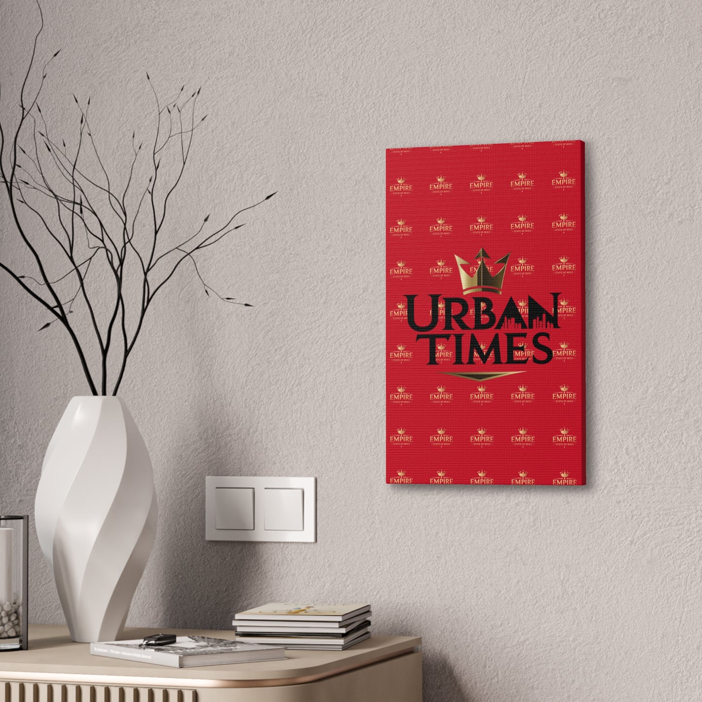 Urban Times Canvas Art - Modern Wall Decor, Home Decoration, Gift for Urbanites, Unique Artwork for Living Room