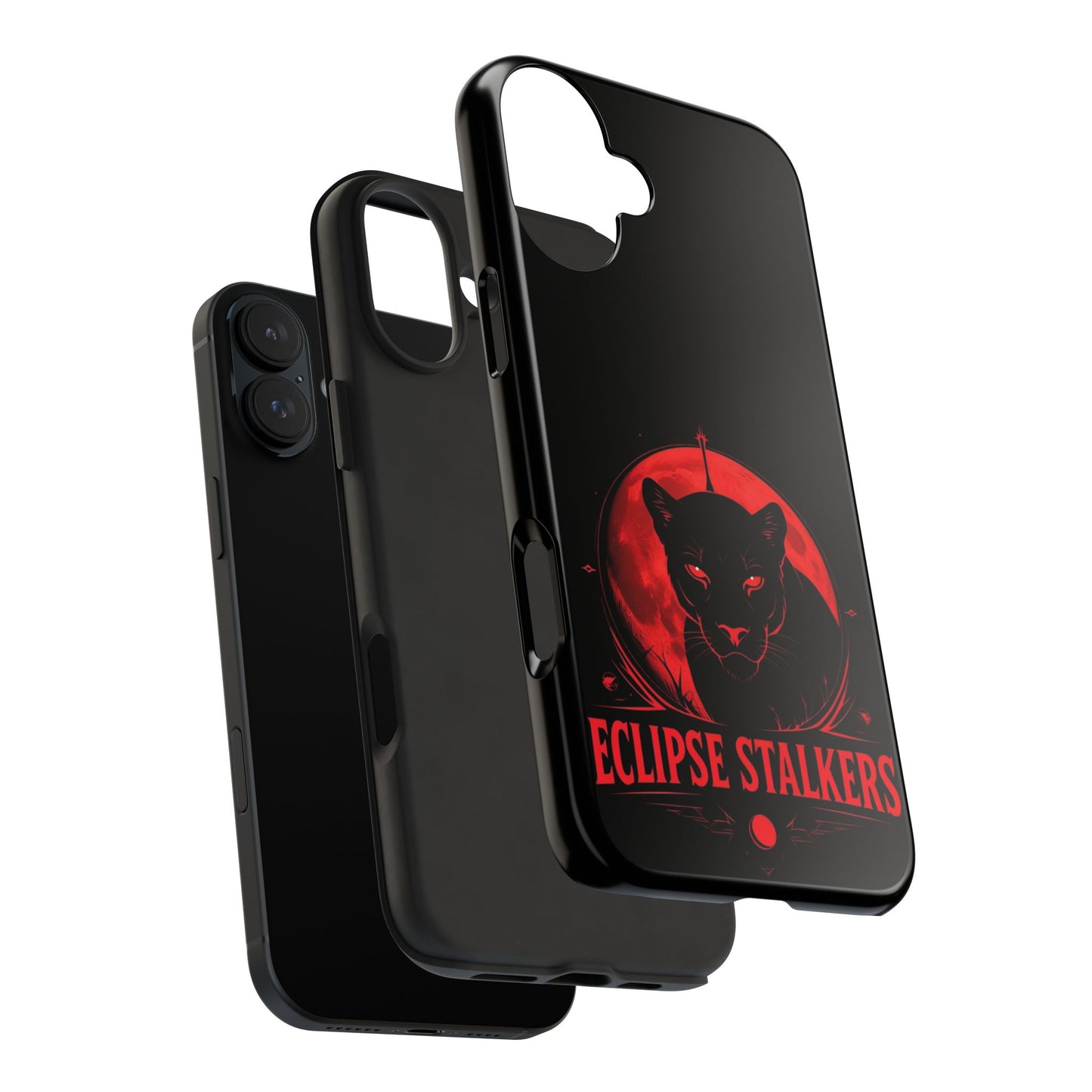 Eclipse Stalkers Phone Case - Tough & Durable, Cat Lovers Gift, Halloween Accessory, Unique Tech Decor, Stylish Protection