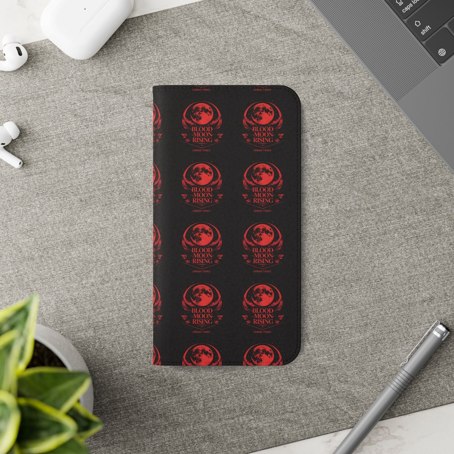 Bold Red Dragon Flip Cases, Stylish Phone Cover, Unique Gift, Phone Accessories, Holiday Gift.