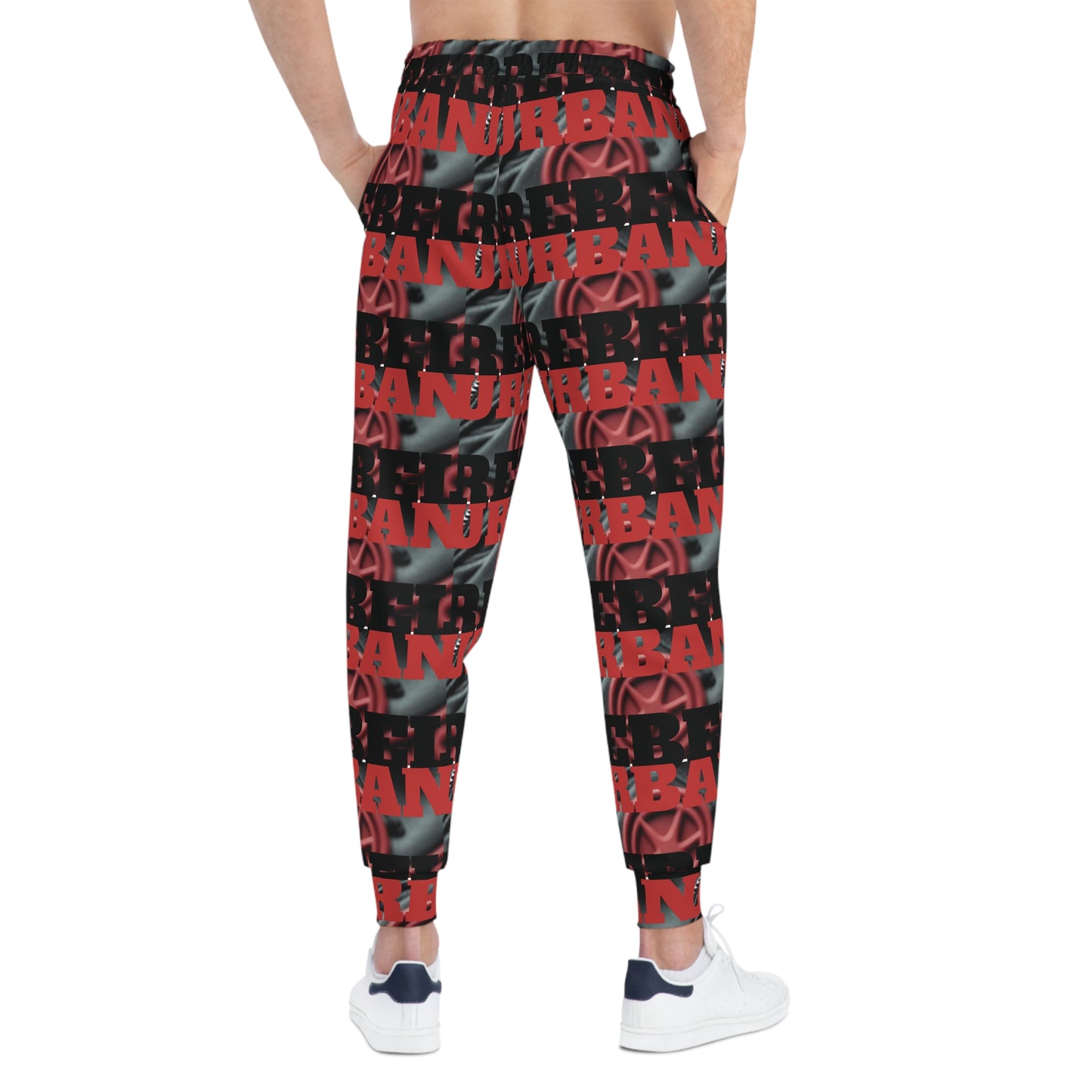Urban Athletic Joggers - Bold Graphic Design for Active Lifestyle, Workout Gear, Streetwear, Casual Outfits, Gift for Fitness Lovers