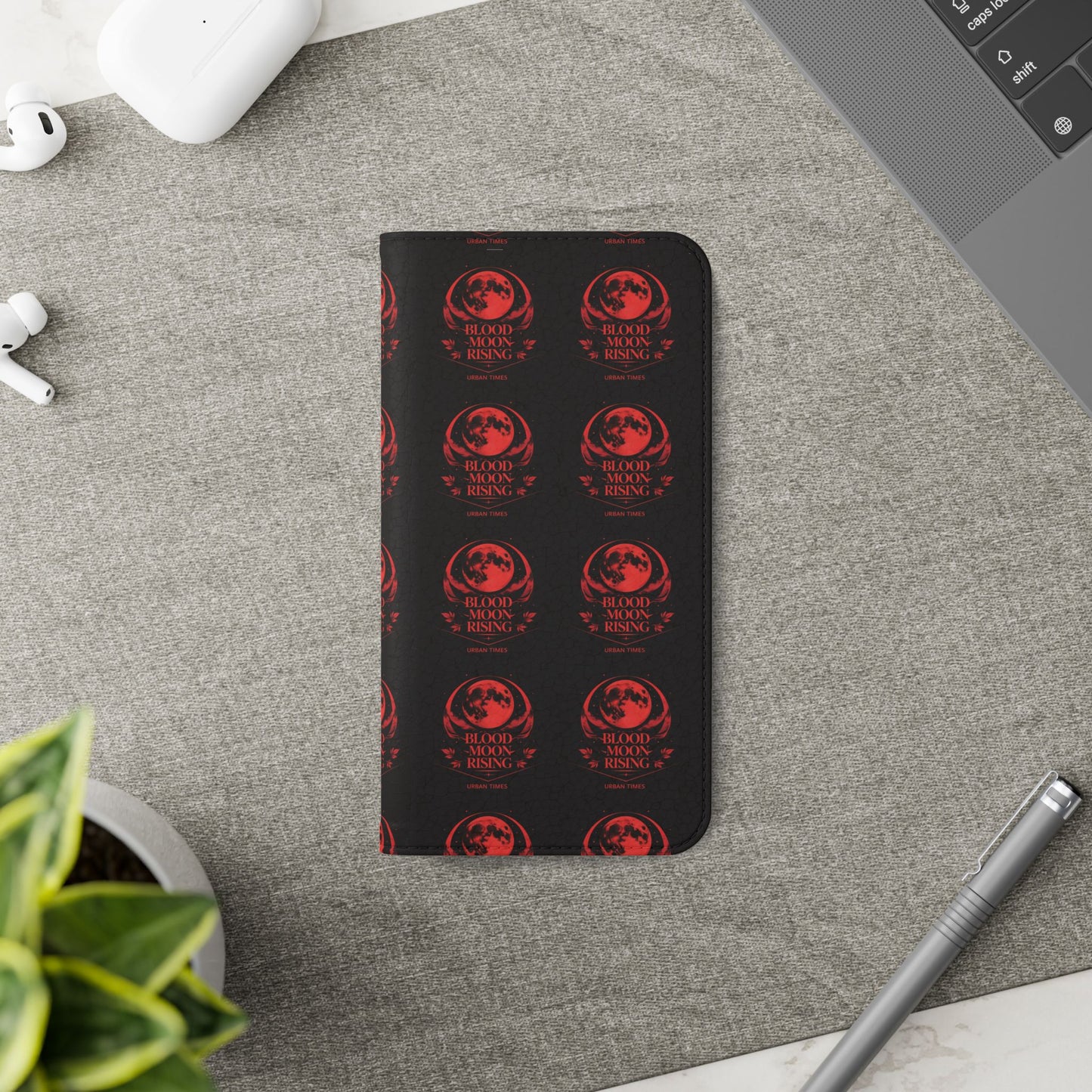 Bold Red Dragon Flip Cases, Stylish Phone Cover, Unique Gift, Phone Accessories, Holiday Gift.