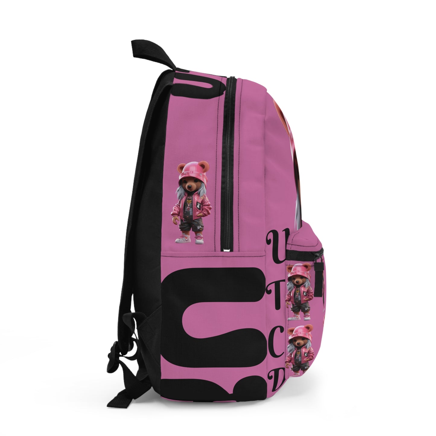 LIL QUEENS CLUB: HOODIE BEAR BACKPACK