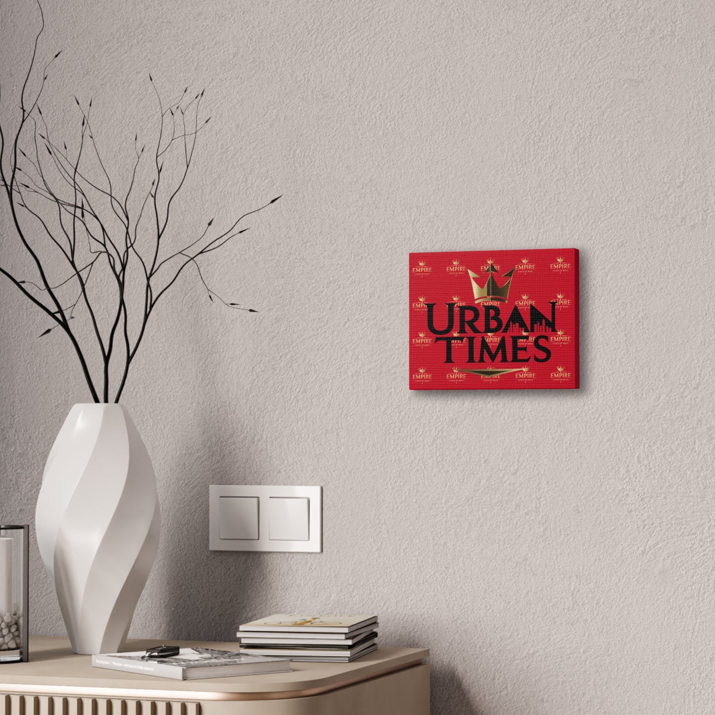 Urban Times Canvas Art - Modern Wall Decor, Home Decoration, Gift for Urbanites, Unique Artwork for Living Room