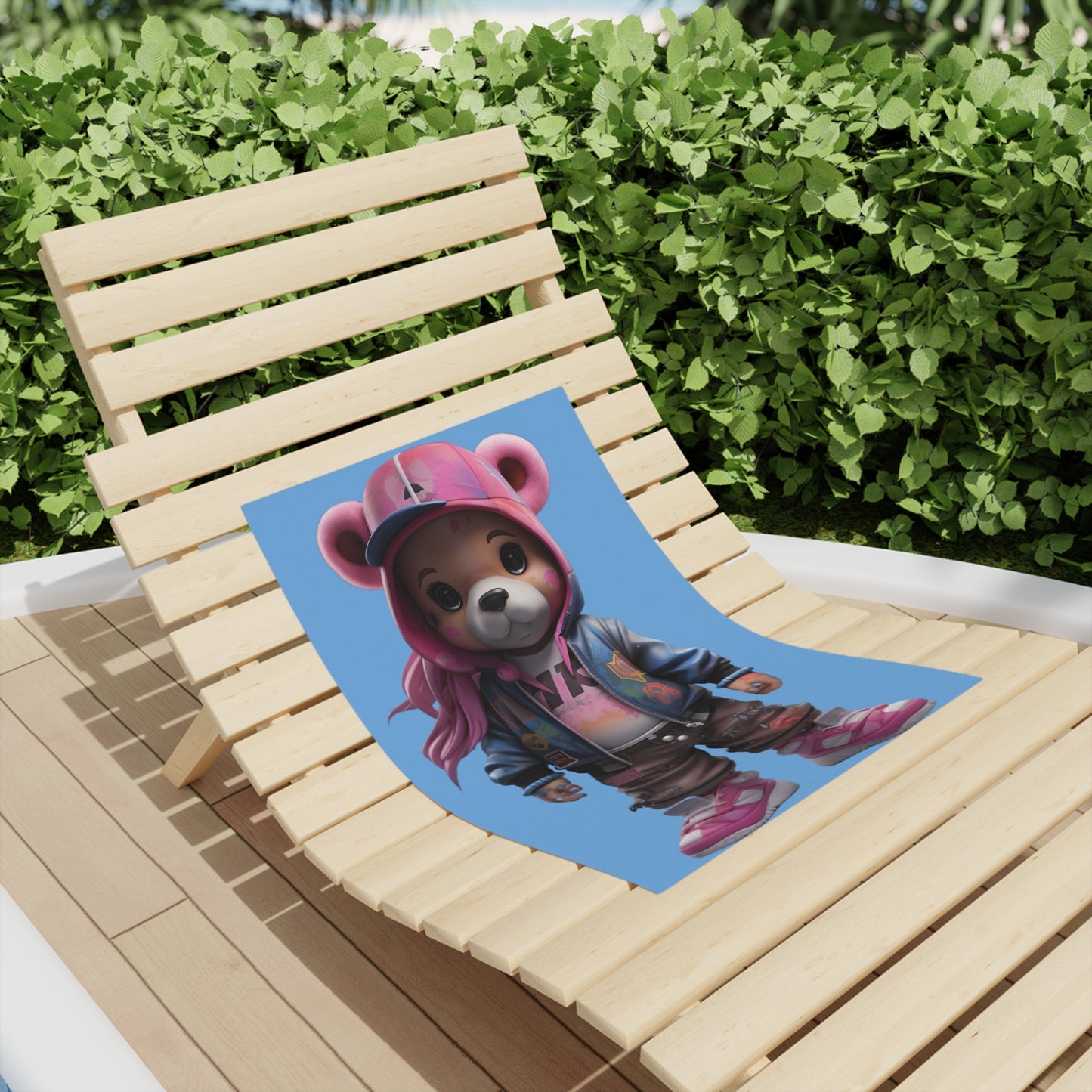 Adorable Character Beach Towels, Cute Towel for Kids, Soft Beach Blanket, Fun Poolside Accessory, Perfect for Summer