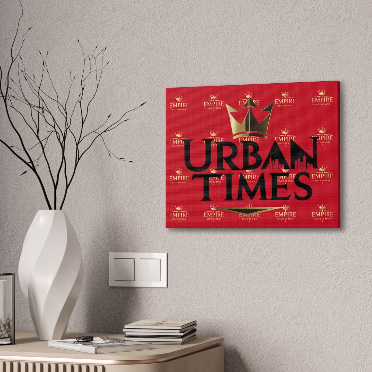 Urban Times Canvas Art - Modern Wall Decor, Home Decoration, Gift for Urbanites, Unique Artwork for Living Room