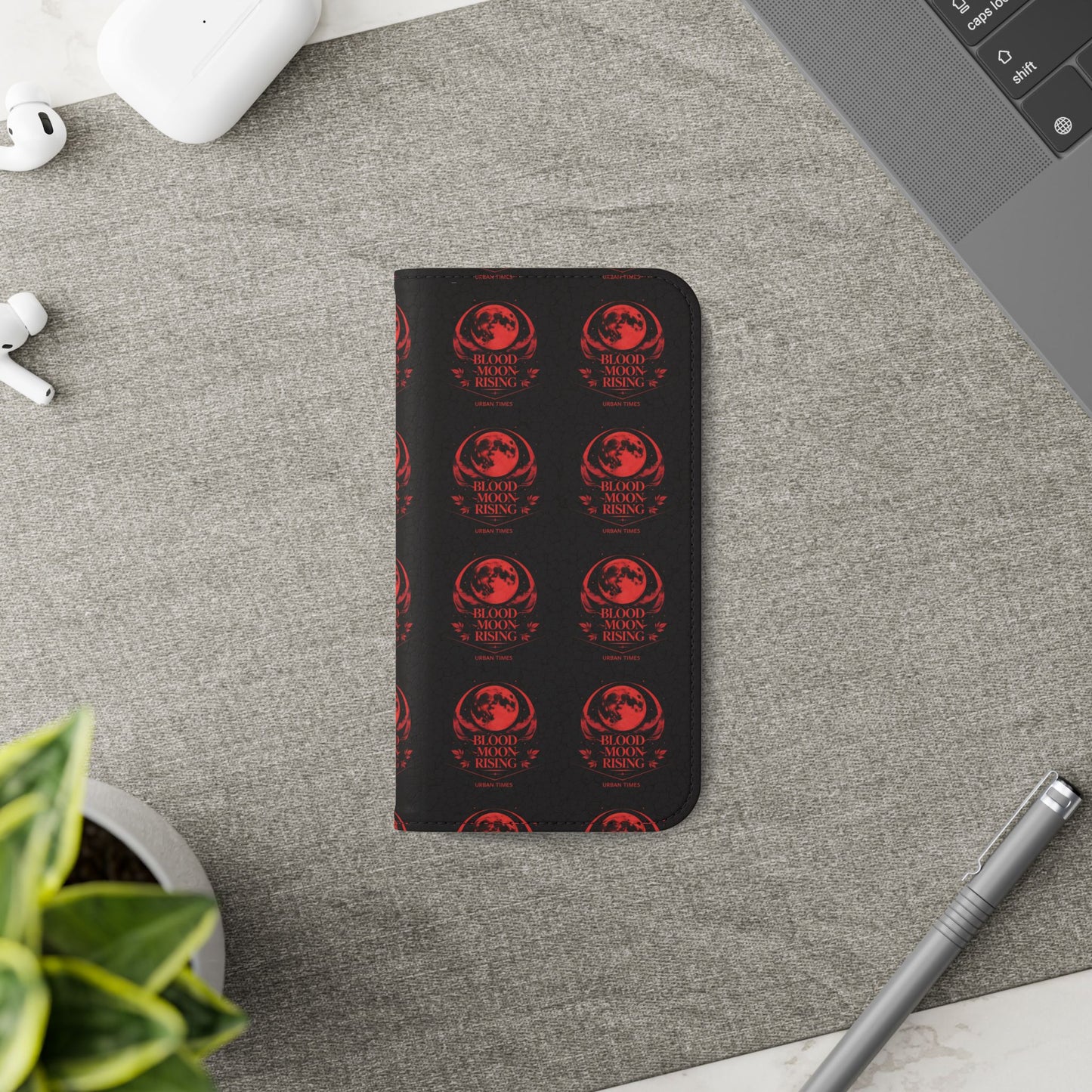 Bold Red Dragon Flip Cases, Stylish Phone Cover, Unique Gift, Phone Accessories, Holiday Gift.