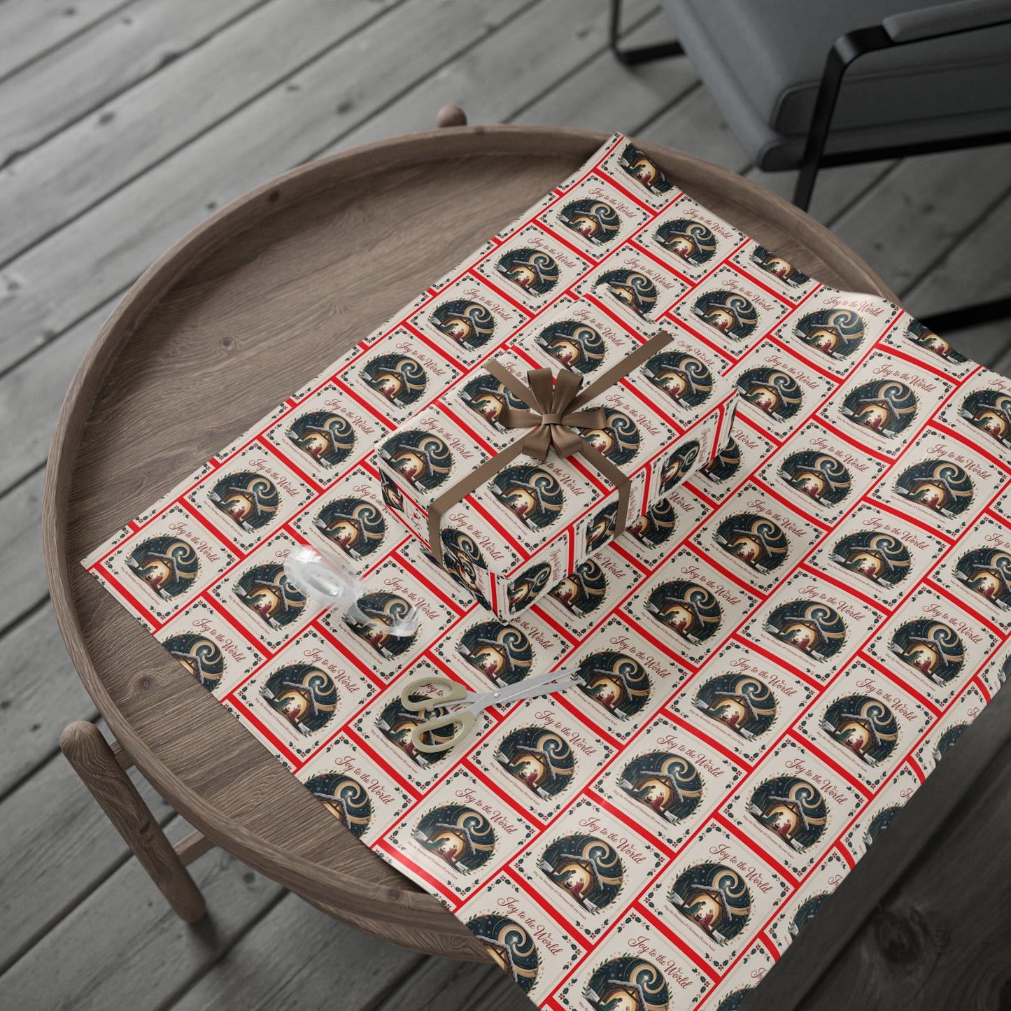 Charming Holiday Wrapping Paper, Festive Gift Wrap, Christmas Wrapping, Unique Present Decor, Seasonal Gift Wrapping Ideas