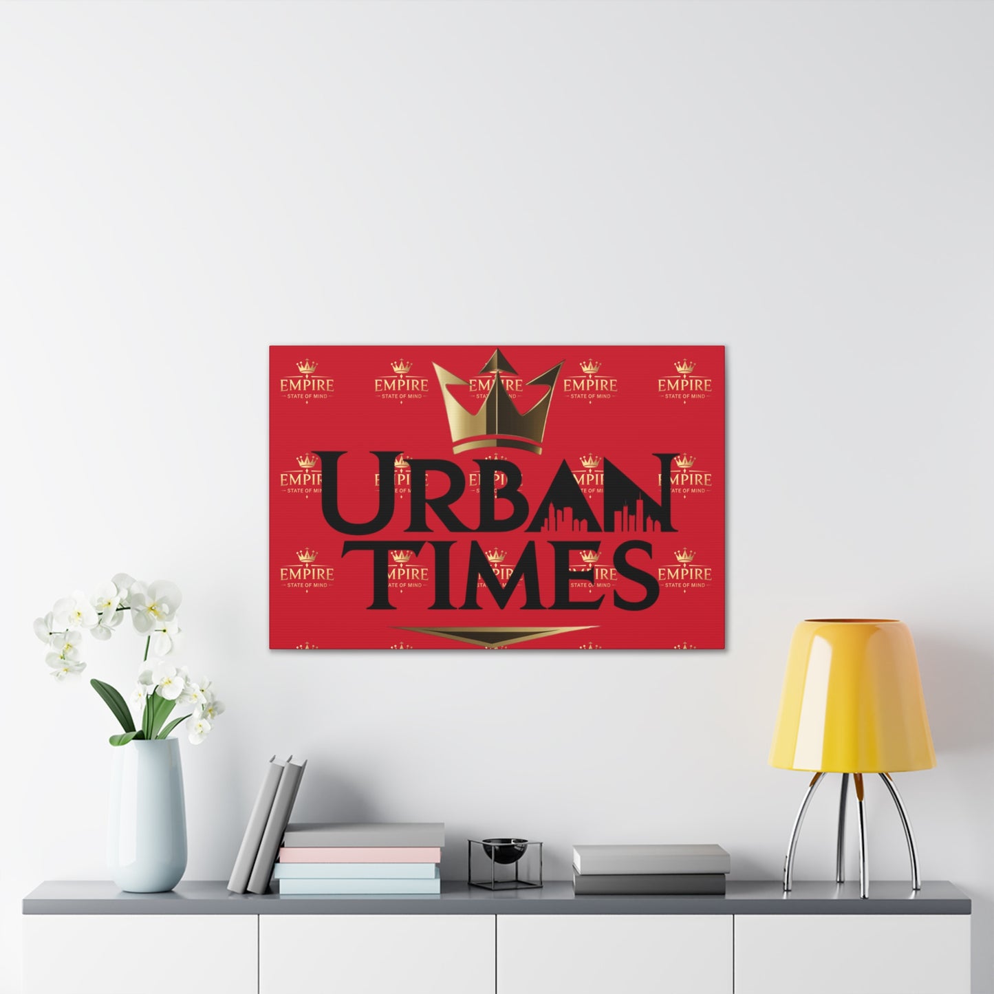 Urban Times Canvas Art - Modern Wall Decor, Home Decoration, Gift for Urbanites, Unique Artwork for Living Room