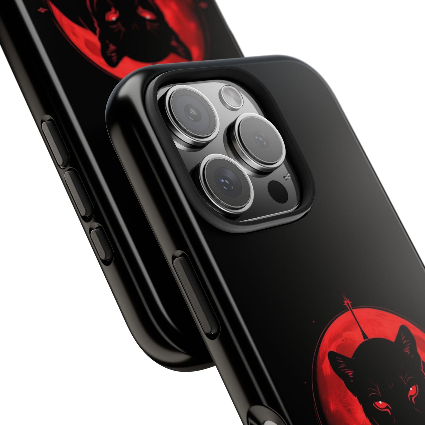 Eclipse Stalkers Phone Case - Tough & Durable, Cat Lovers Gift, Halloween Accessory, Unique Tech Decor, Stylish Protection