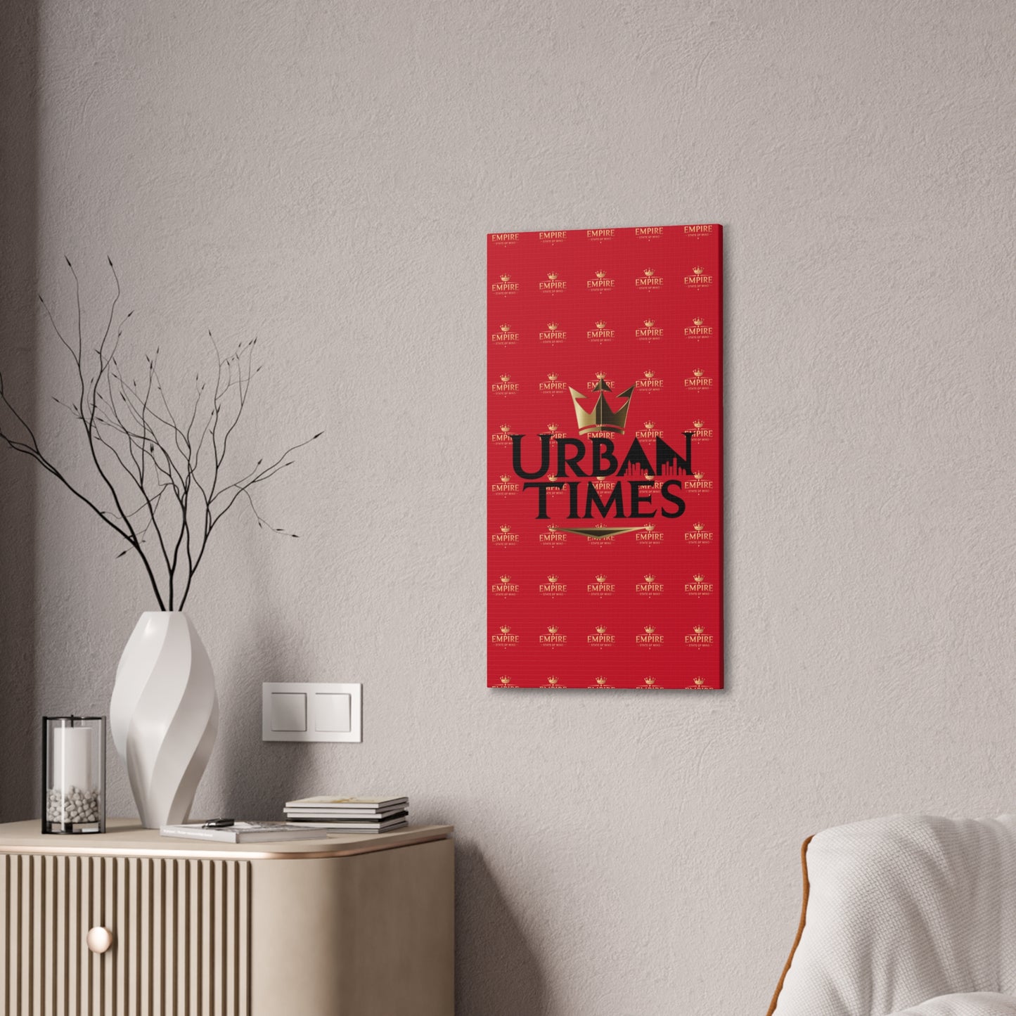 Urban Times Canvas Art - Modern Wall Decor, Home Decoration, Gift for Urbanites, Unique Artwork for Living Room