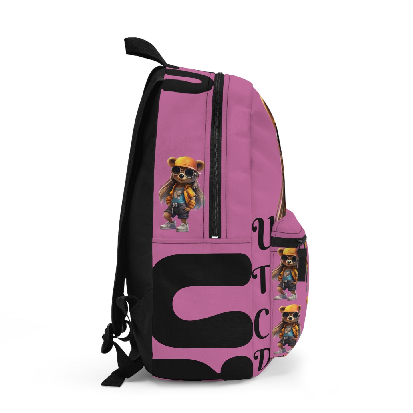 LIL QUEENS CLUB: HOODIE BEAR BACKPACK