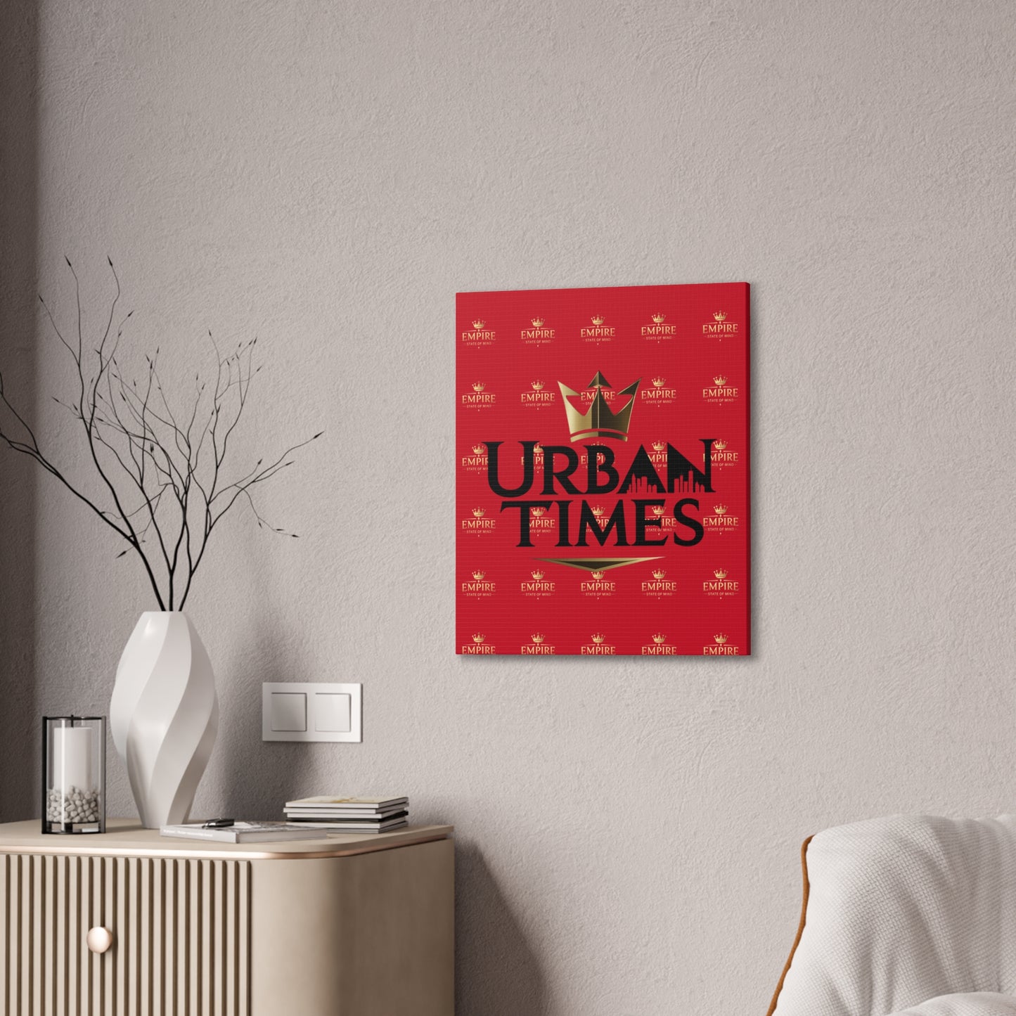 Urban Times Canvas Art - Modern Wall Decor, Home Decoration, Gift for Urbanites, Unique Artwork for Living Room