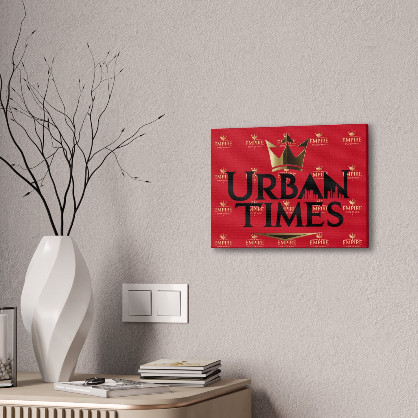 Urban Times Canvas Art - Modern Wall Decor, Home Decoration, Gift for Urbanites, Unique Artwork for Living Room