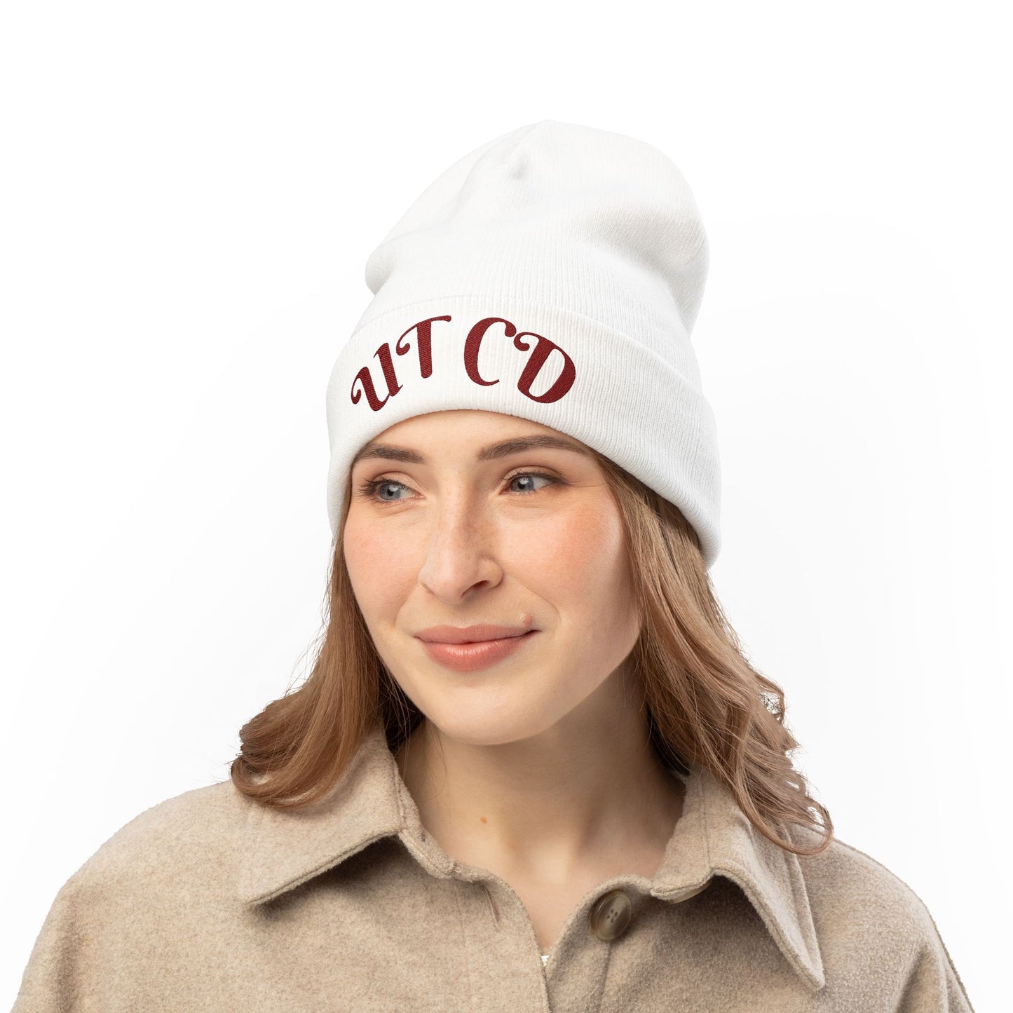 Copy of Embroidered Knit Beanie, Stylish Winter Hat, Gift for Him or Her, Beanie, Cozy Beanie for Cold Weather