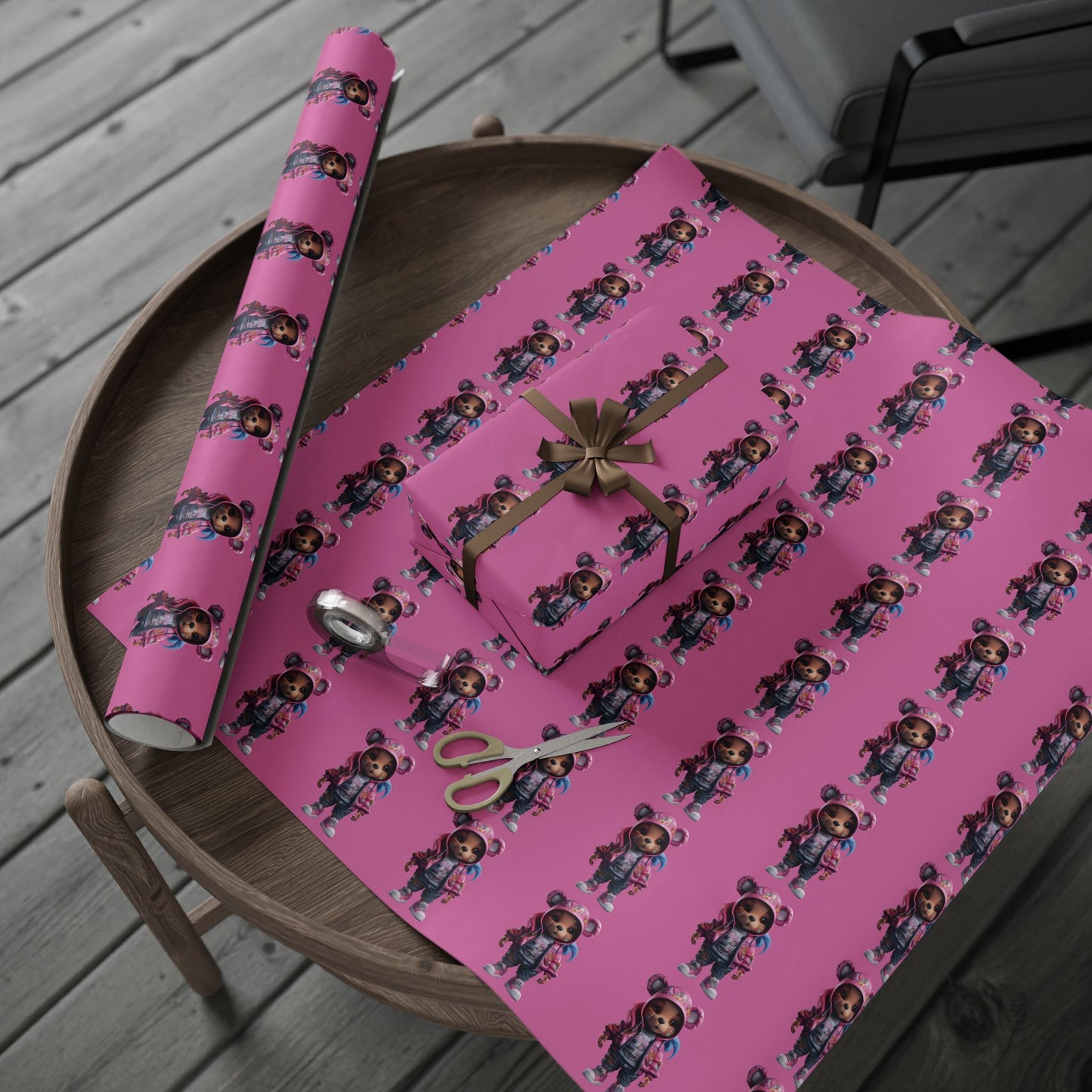 Vibrant Gift Wrap, Funky Wrapping Paper for Birthdays, Holidays, Parties, Unique Gift Presentation, Decorative Paper Rolls
