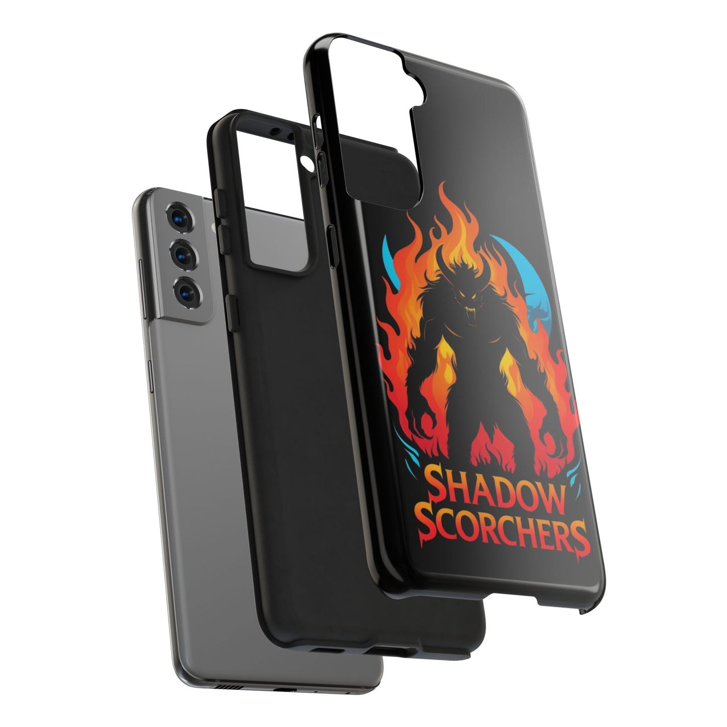 Shadow Scorchers Tough Phone Cases, Durable Phone Covers, Unique Mobile Accessories, Ideal for Tech Lovers, Great Gift Idea