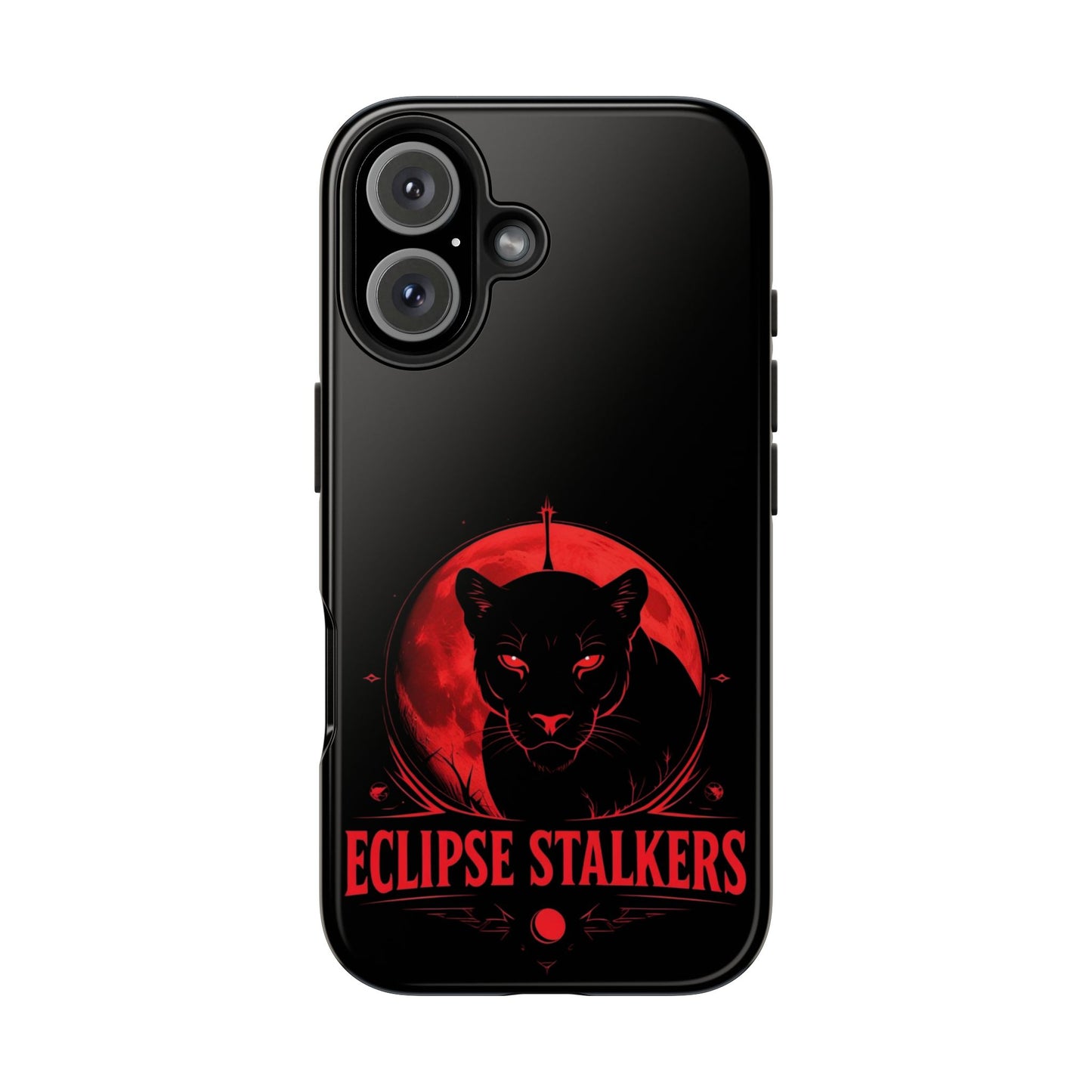 Eclipse Stalkers Phone Case - Tough & Durable, Cat Lovers Gift, Halloween Accessory, Unique Tech Decor, Stylish Protection