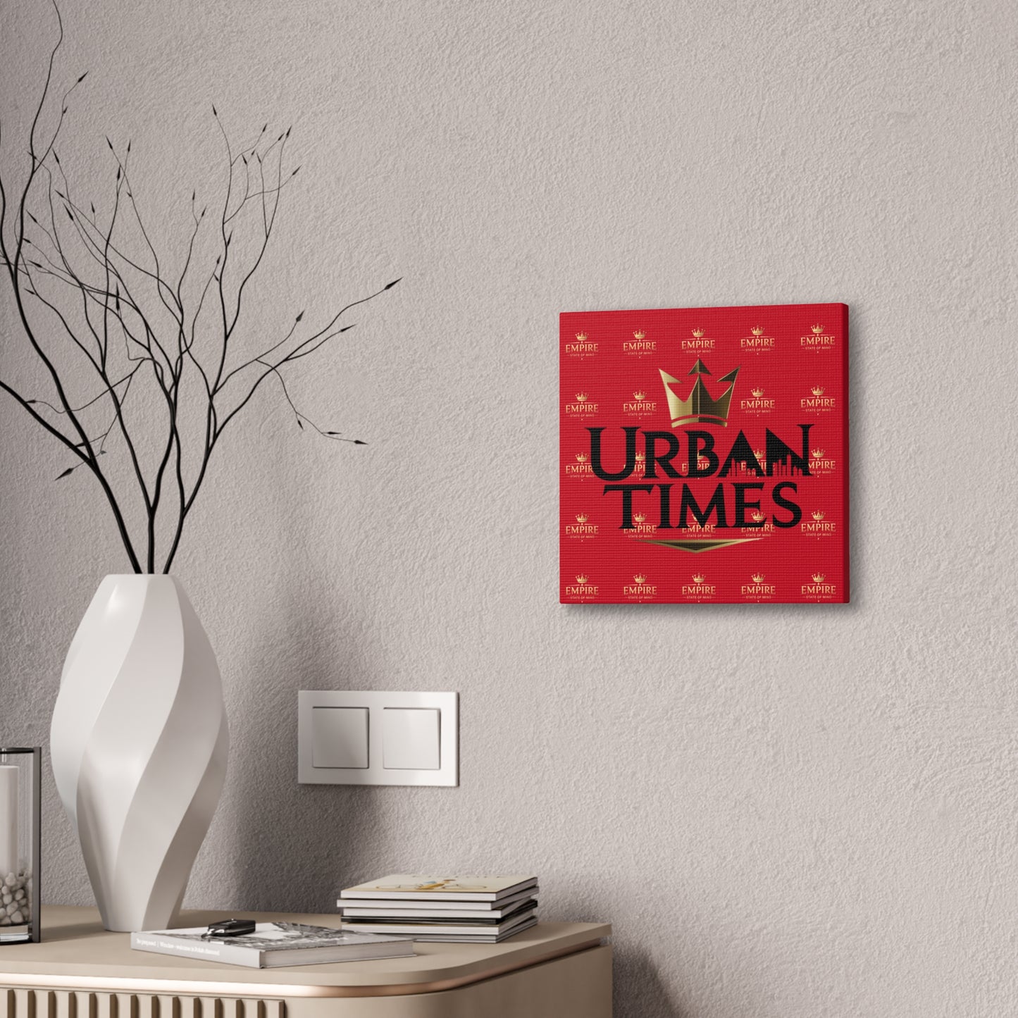Urban Times Canvas Art - Modern Wall Decor, Home Decoration, Gift for Urbanites, Unique Artwork for Living Room