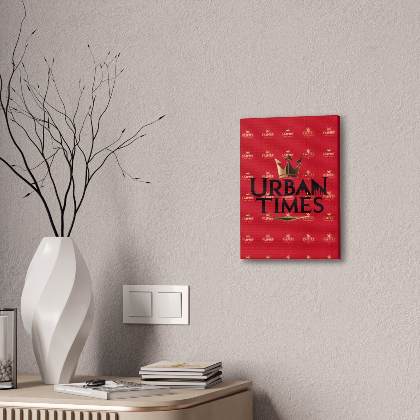 Urban Times Canvas Art - Modern Wall Decor, Home Decoration, Gift for Urbanites, Unique Artwork for Living Room