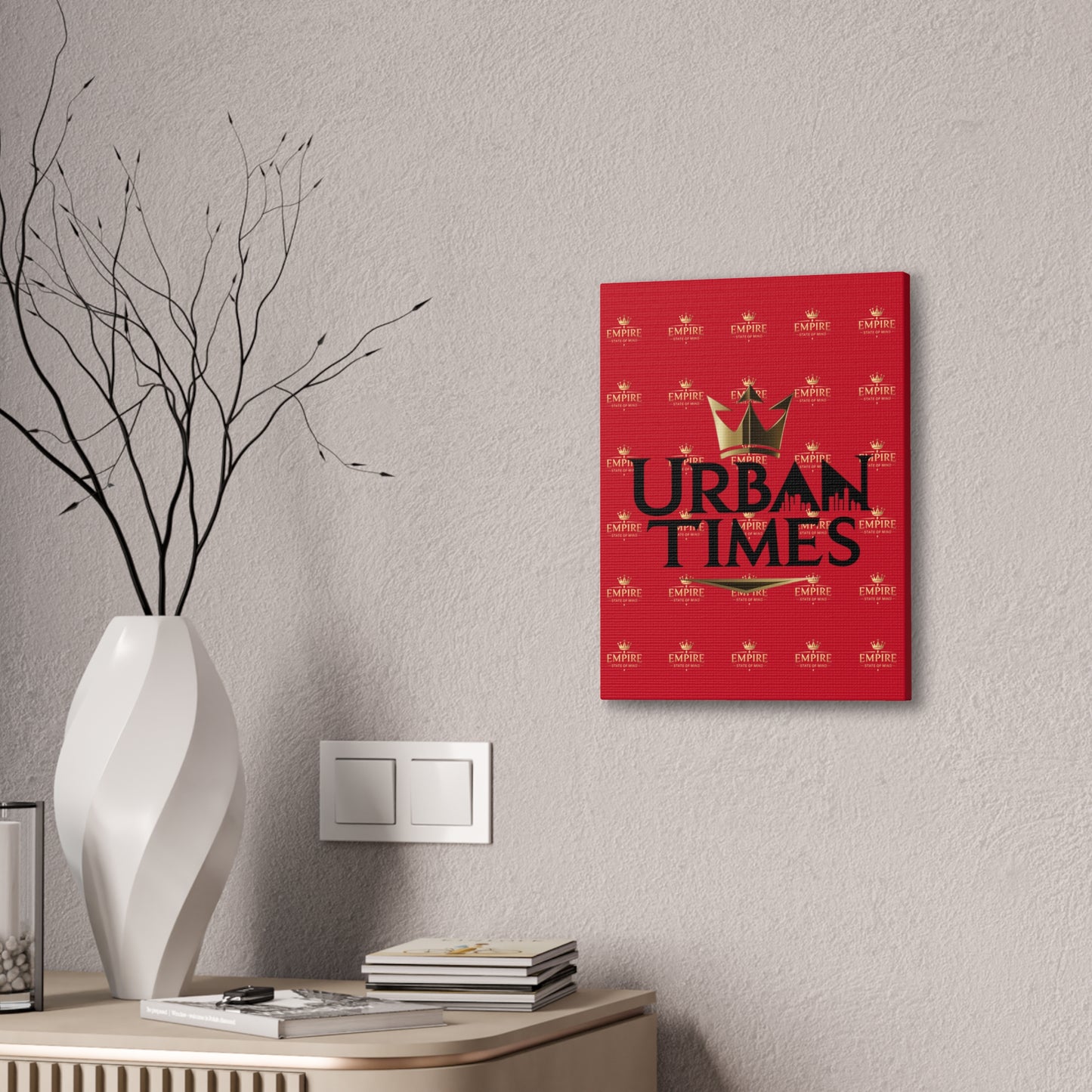 Urban Times Canvas Art - Modern Wall Decor, Home Decoration, Gift for Urbanites, Unique Artwork for Living Room