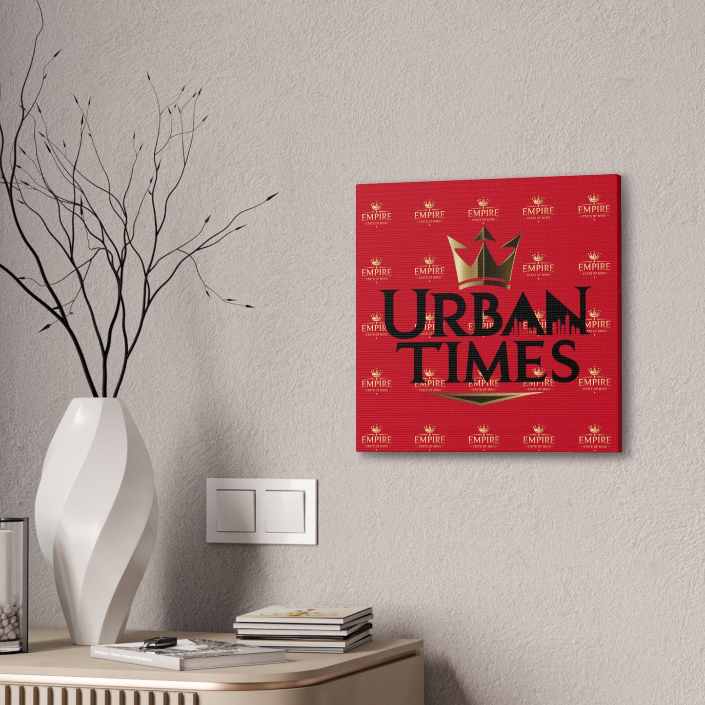 Urban Times Canvas Art - Modern Wall Decor, Home Decoration, Gift for Urbanites, Unique Artwork for Living Room