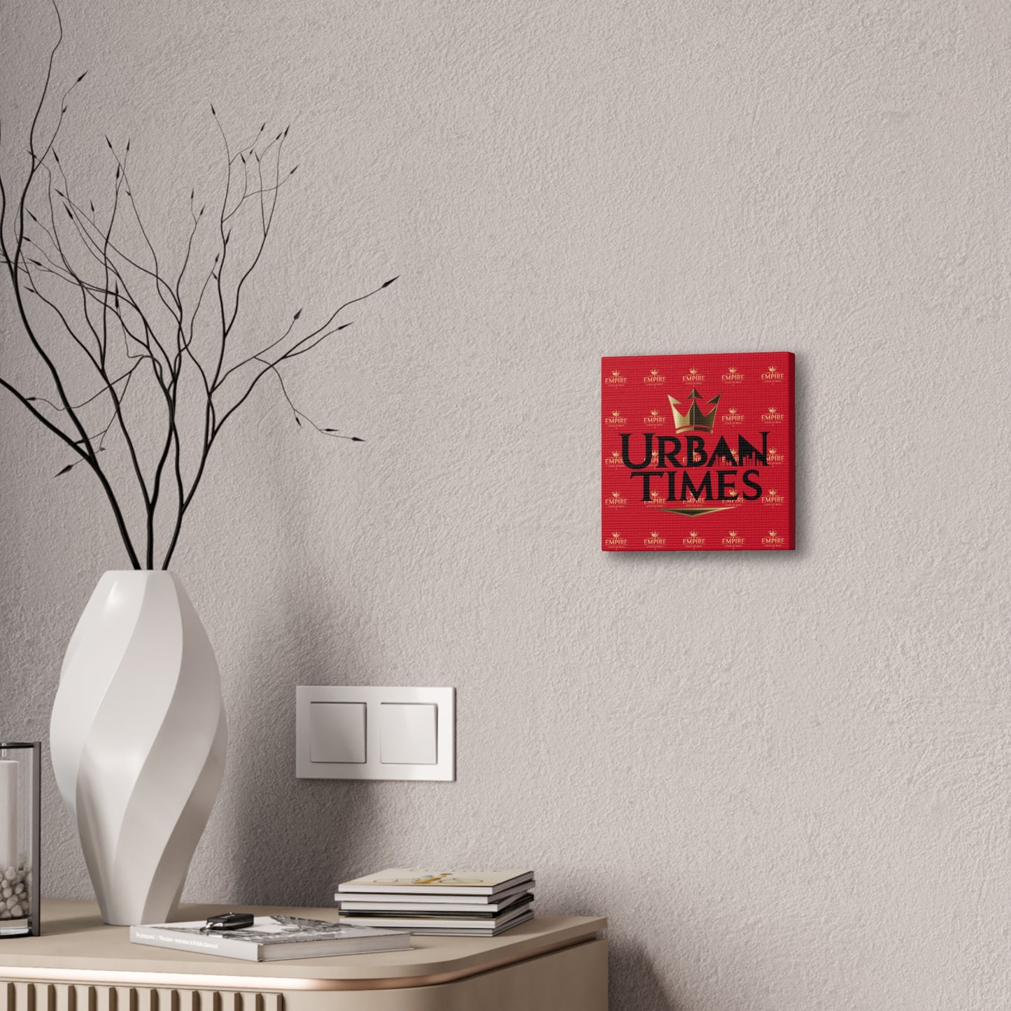 Urban Times Canvas Art - Modern Wall Decor, Home Decoration, Gift for Urbanites, Unique Artwork for Living Room