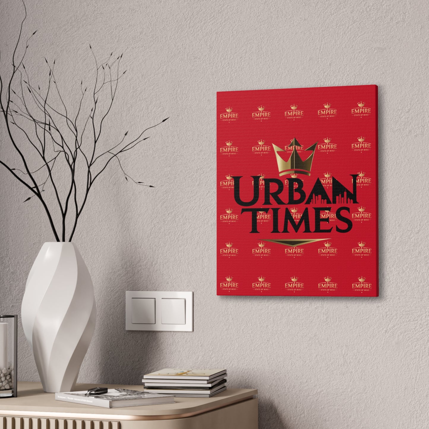 Urban Times Canvas Art - Modern Wall Decor, Home Decoration, Gift for Urbanites, Unique Artwork for Living Room
