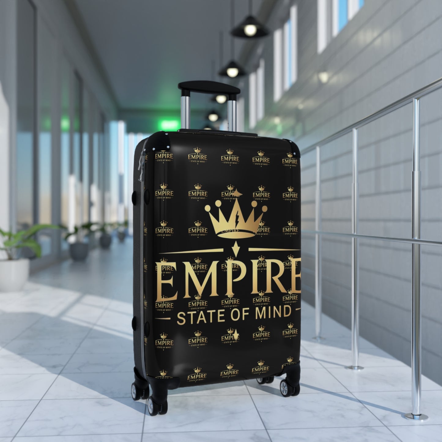 Empire State of Mind Suitcase | Travel Luggage for Adventures, Vacation, Holiday Gifts, Jetsetters, Stylish Travel Gear