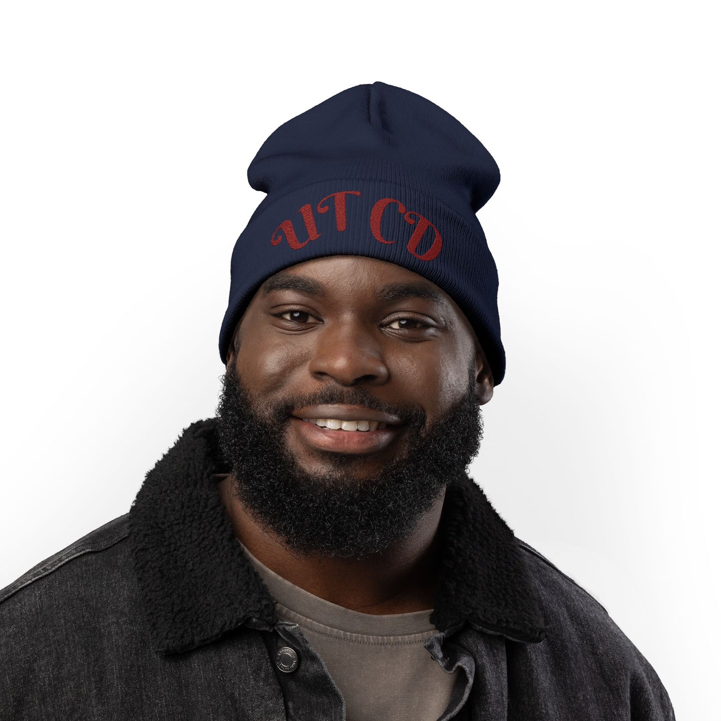 Copy of Embroidered Knit Beanie, Stylish Winter Hat, Gift for Him or Her, Beanie, Cozy Beanie for Cold Weather