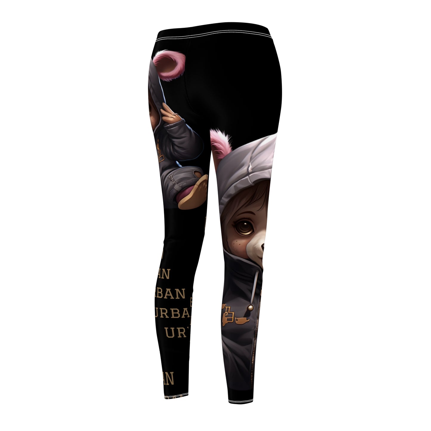 Playful Women's Casual Leggings, Cute Animal Print Leggings, Comfortable Activewear, Fun Outfit for Everyday