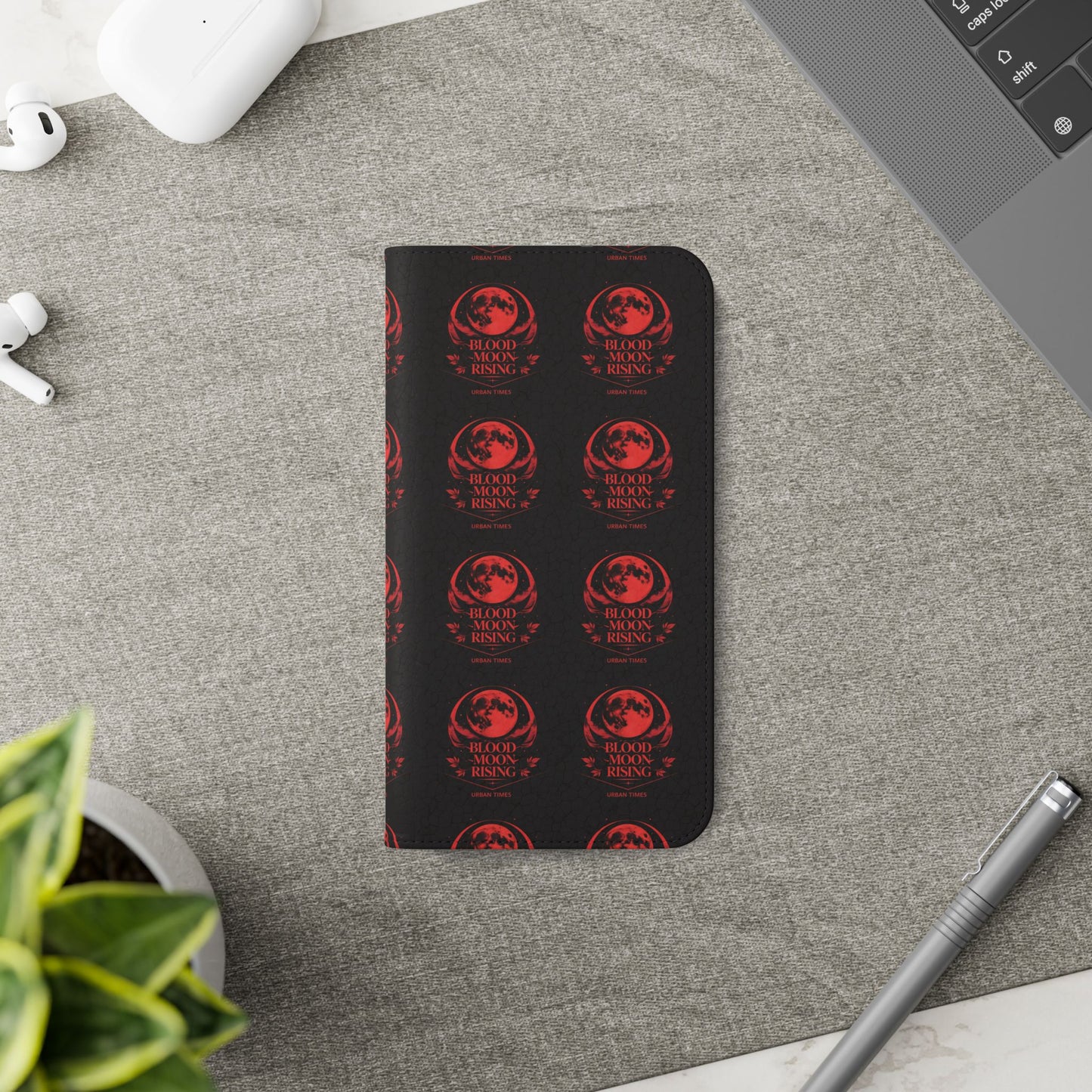 Bold Red Dragon Flip Cases, Stylish Phone Cover, Unique Gift, Phone Accessories, Holiday Gift.