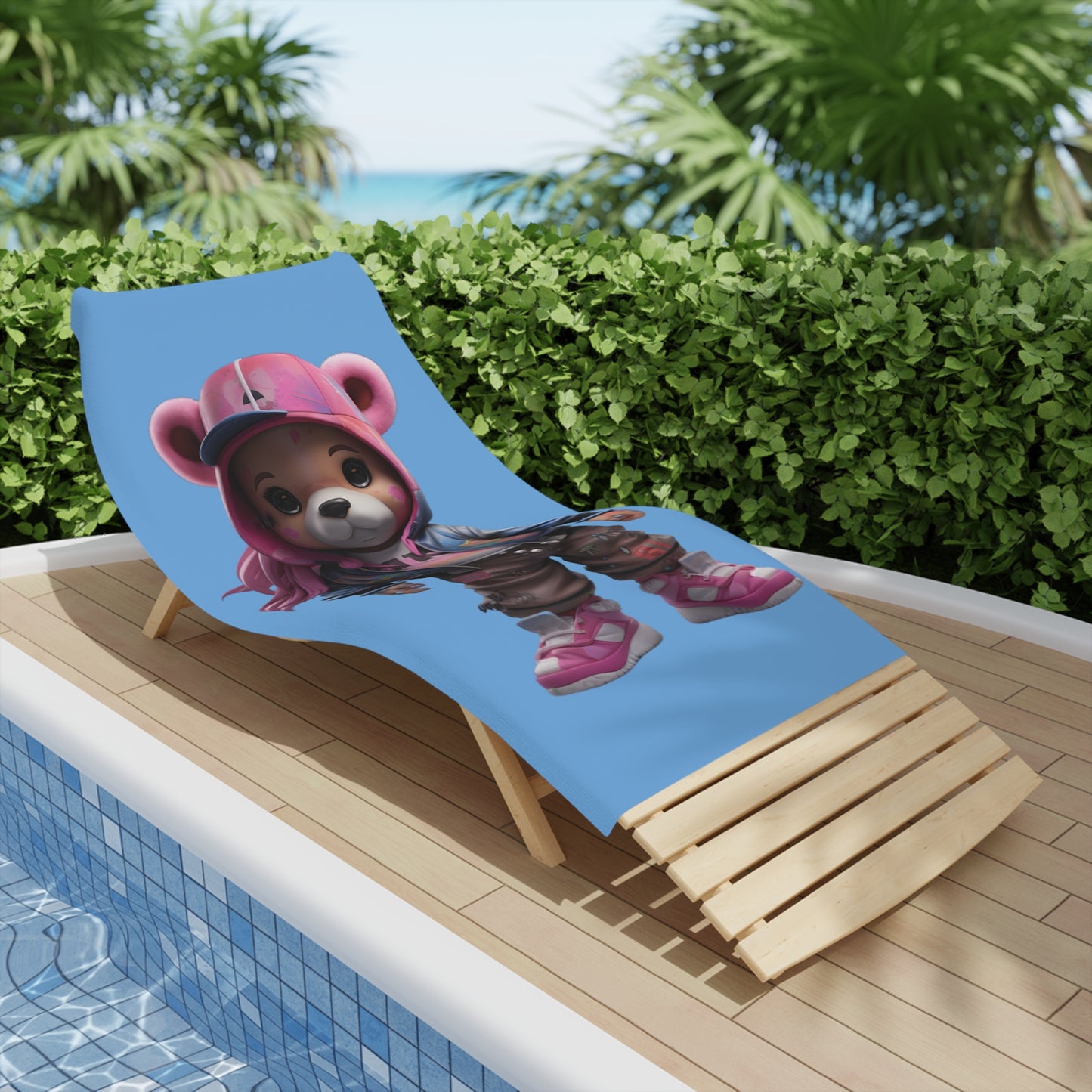 Adorable Character Beach Towels, Cute Towel for Kids, Soft Beach Blanket, Fun Poolside Accessory, Perfect for Summer
