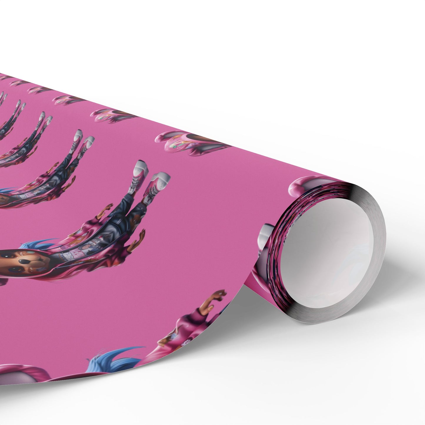 Vibrant Gift Wrap, Funky Wrapping Paper for Birthdays, Holidays, Parties, Unique Gift Presentation, Decorative Paper Rolls