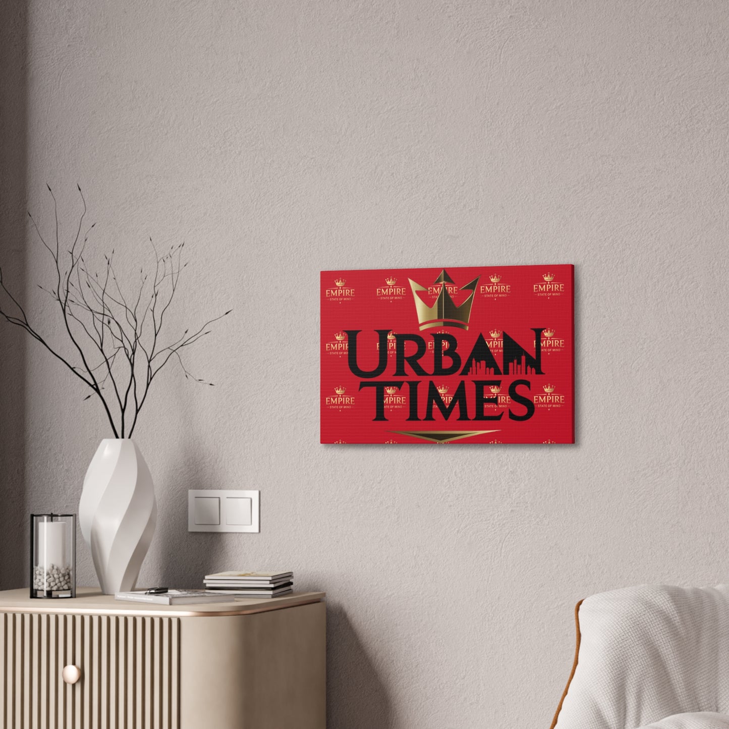 Urban Times Canvas Art - Modern Wall Decor, Home Decoration, Gift for Urbanites, Unique Artwork for Living Room