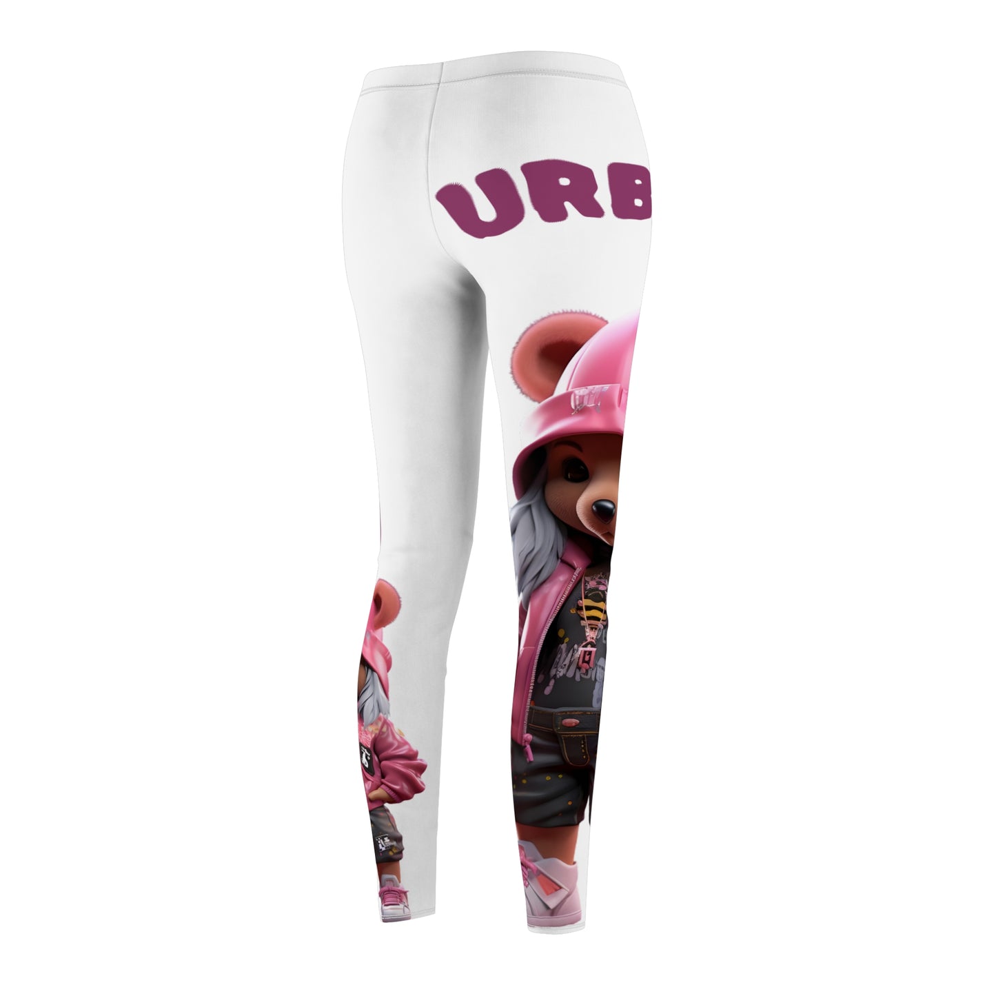 Playful Women's Casual Leggings, Cute Animal Print Leggings, Comfortable Activewear, Fun Outfit for Everyday