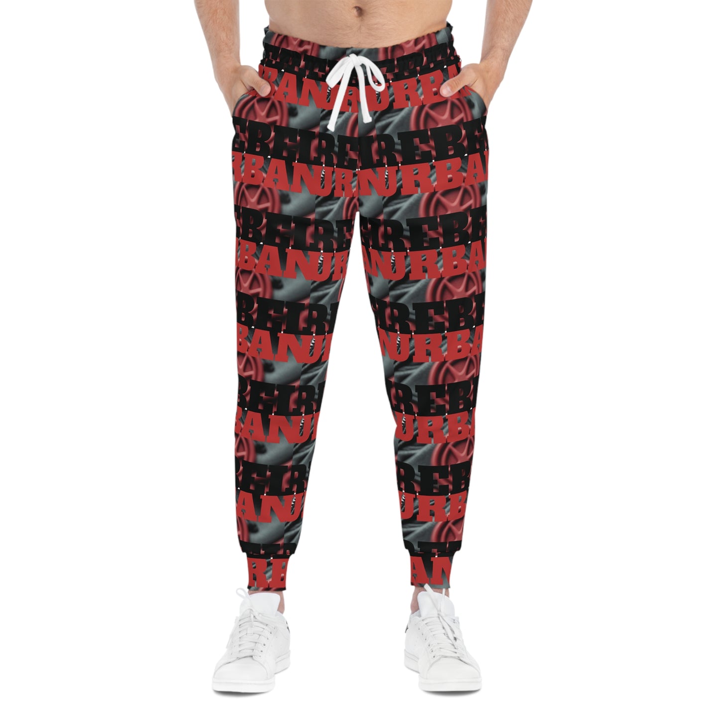 Urban Athletic Joggers - Bold Graphic Design for Active Lifestyle, Workout Gear, Streetwear, Casual Outfits, Gift for Fitness Lovers