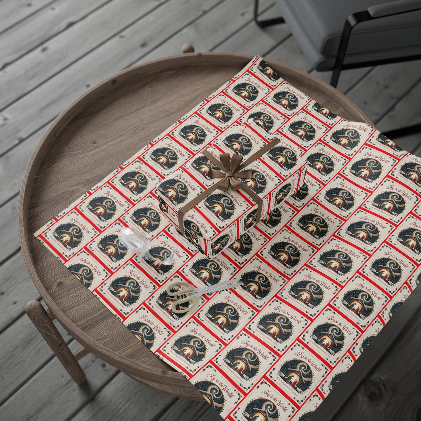Charming Holiday Wrapping Paper, Festive Gift Wrap, Christmas Wrapping, Unique Present Decor, Seasonal Gift Wrapping Ideas