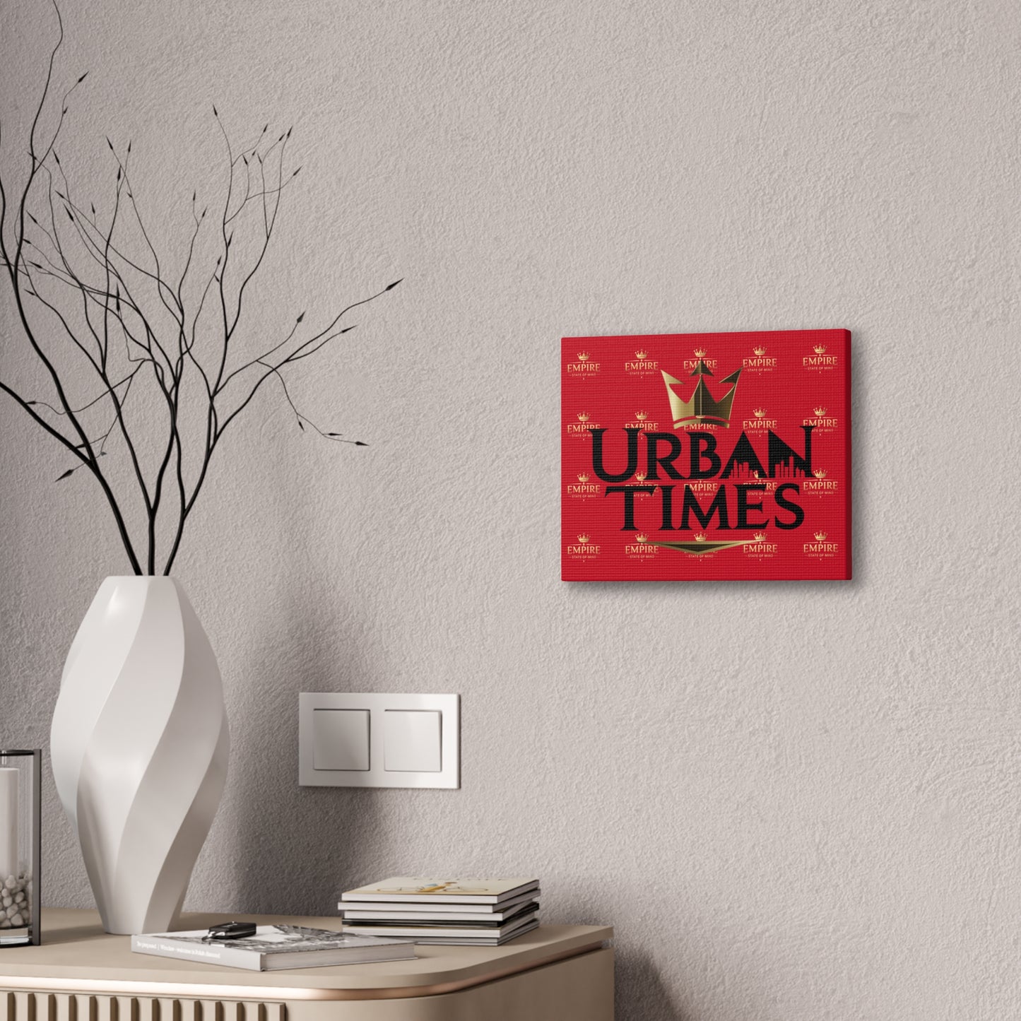 Urban Times Canvas Art - Modern Wall Decor, Home Decoration, Gift for Urbanites, Unique Artwork for Living Room