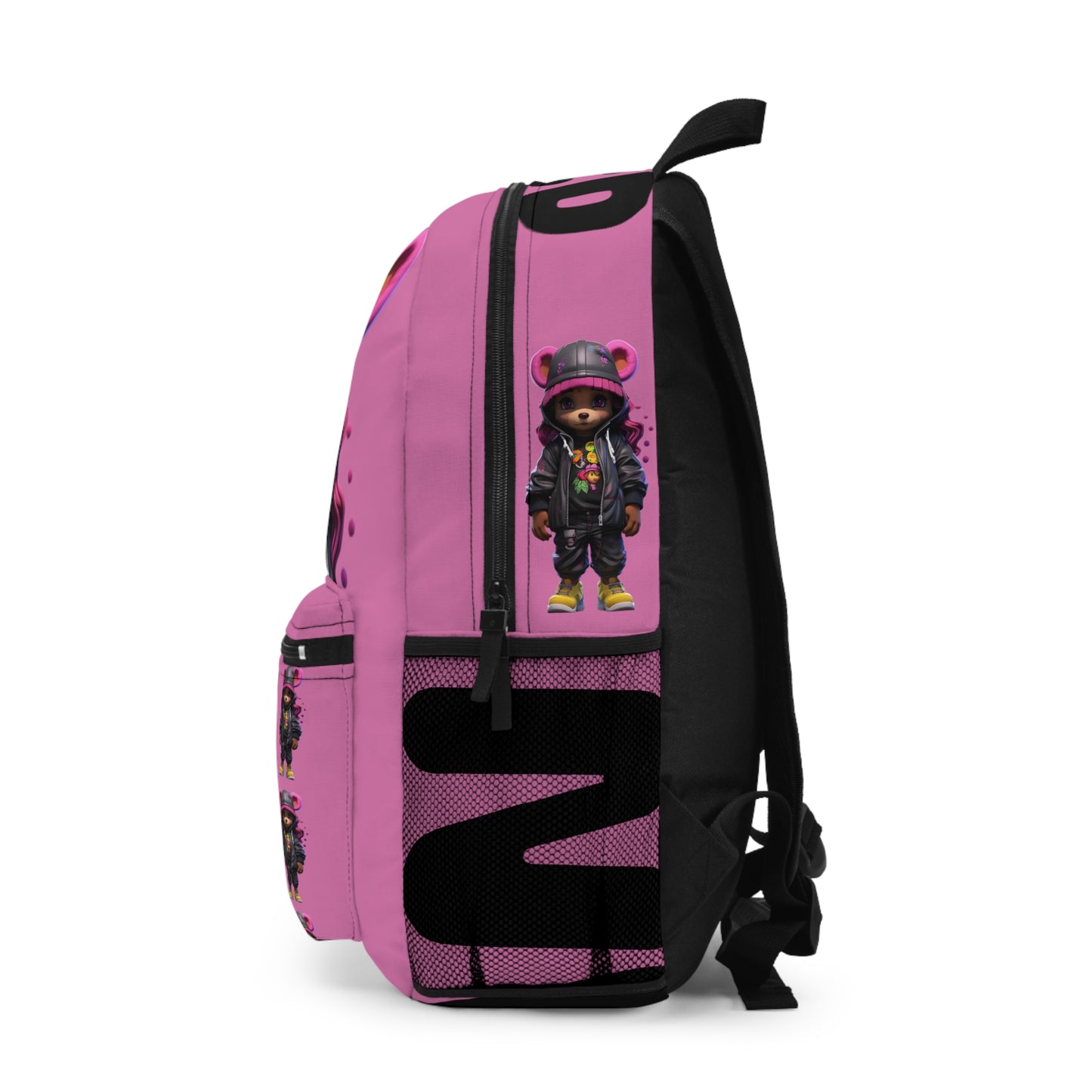 LIL QUEENS CLUB: HOODIE BEAR BACKPACK