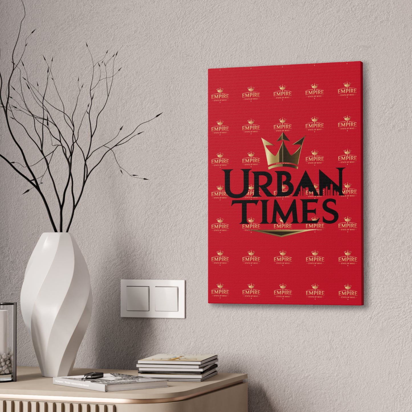 Urban Times Canvas Art - Modern Wall Decor, Home Decoration, Gift for Urbanites, Unique Artwork for Living Room