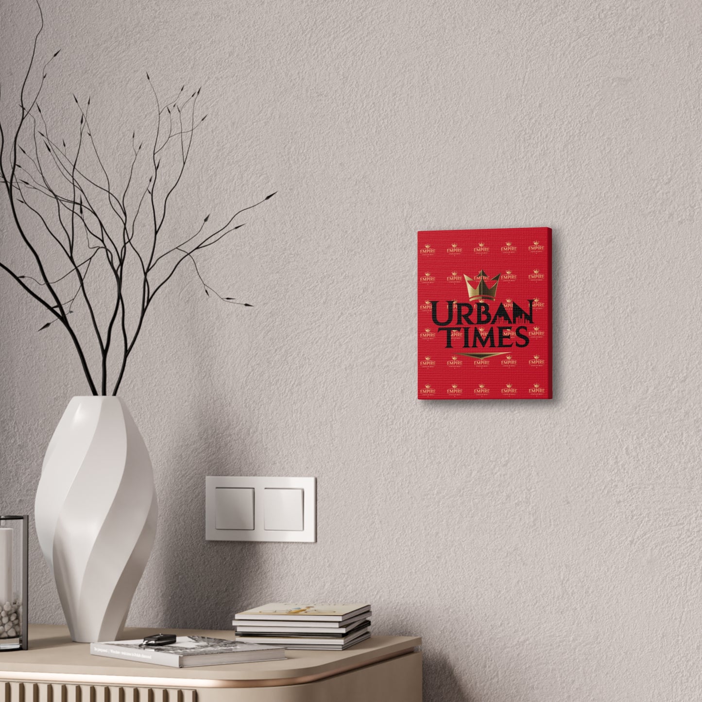 Urban Times Canvas Art - Modern Wall Decor, Home Decoration, Gift for Urbanites, Unique Artwork for Living Room