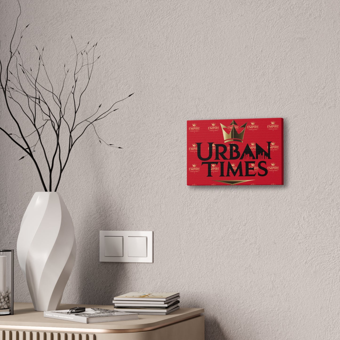 Urban Times Canvas Art - Modern Wall Decor, Home Decoration, Gift for Urbanites, Unique Artwork for Living Room