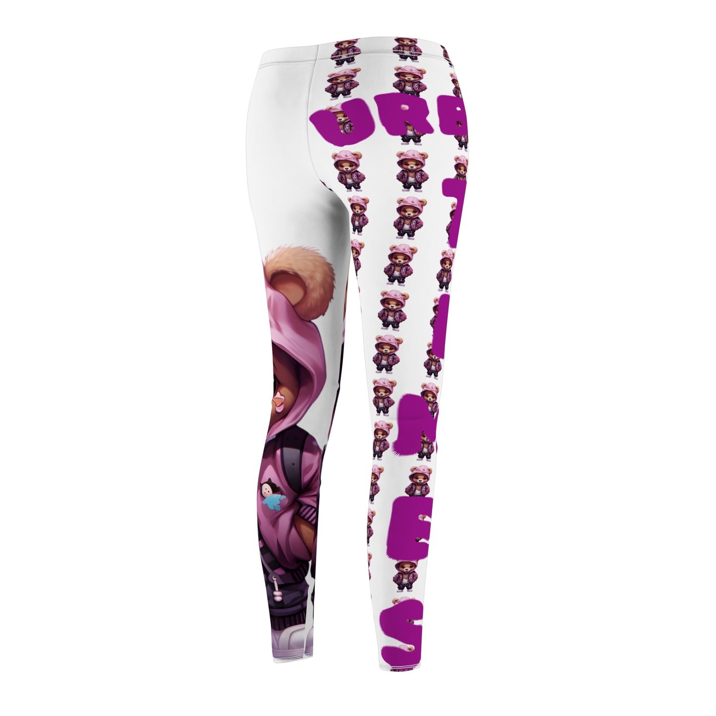 Playful Women's Casual Leggings, Cute Animal Print Leggings, Comfortable Activewear, Fun Outfit for Everyday