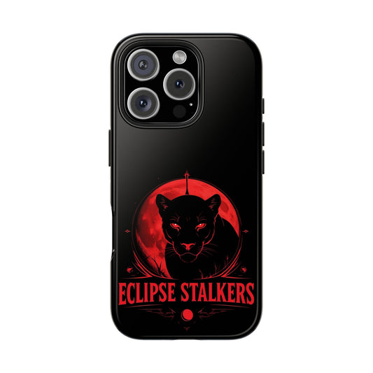 Eclipse Stalkers Phone Case - Tough & Durable, Cat Lovers Gift, Halloween Accessory, Unique Tech Decor, Stylish Protection